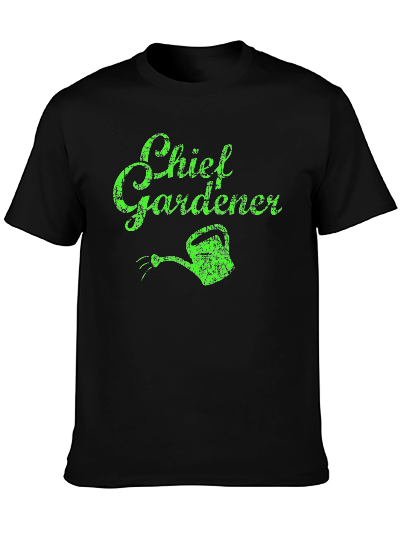 Chief Gardener Black T-Shirt