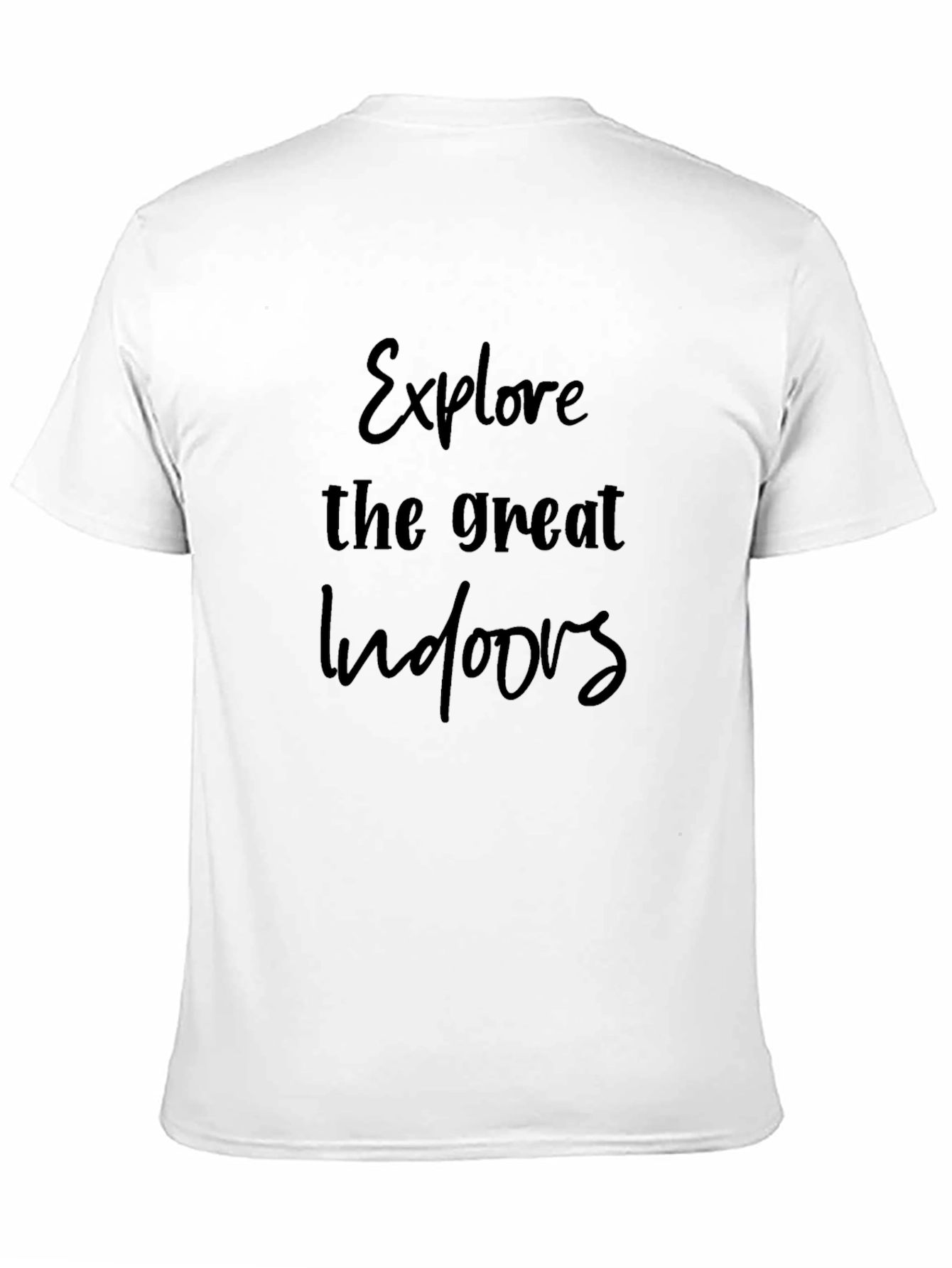 Explore the Great Indoors Black Graphic T-Shirt