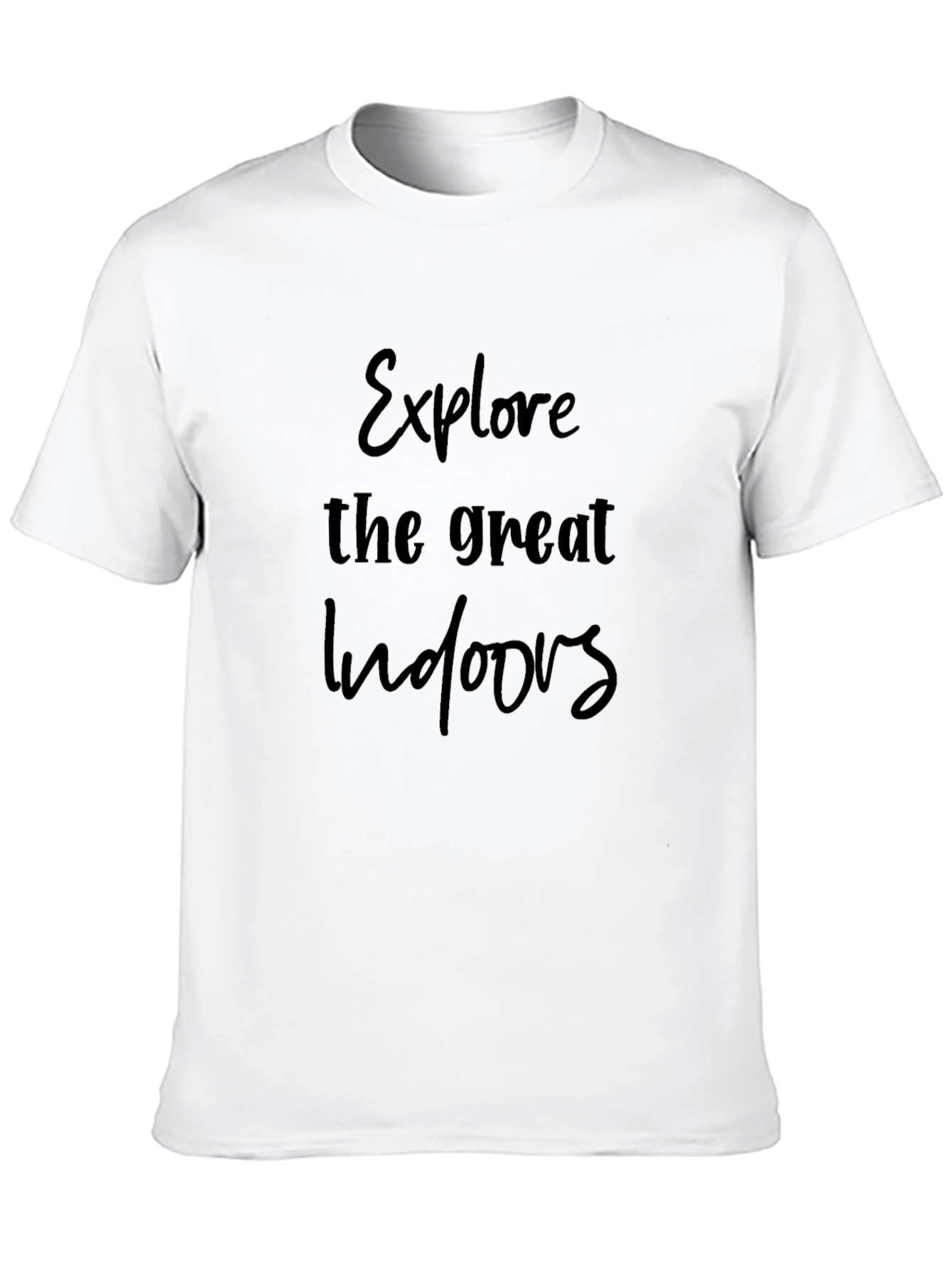 Explore the Great Indoors Black Graphic T-Shirt