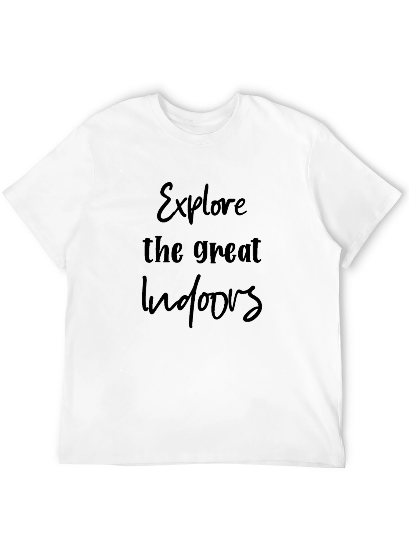 Explore the Great Indoors Black Graphic T-Shirt