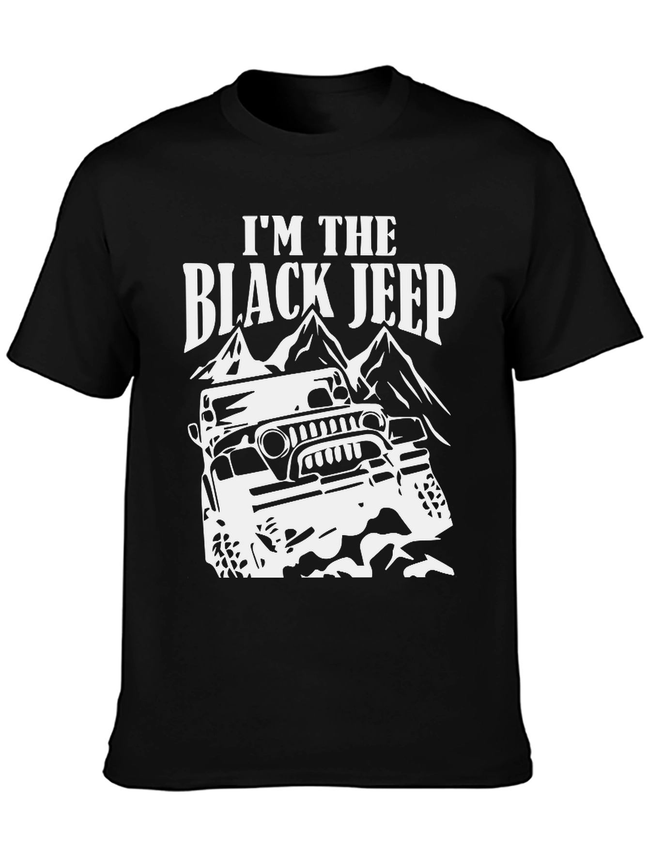 Black Jeep Graphic Tee - Off-Road Adventure Shirt
