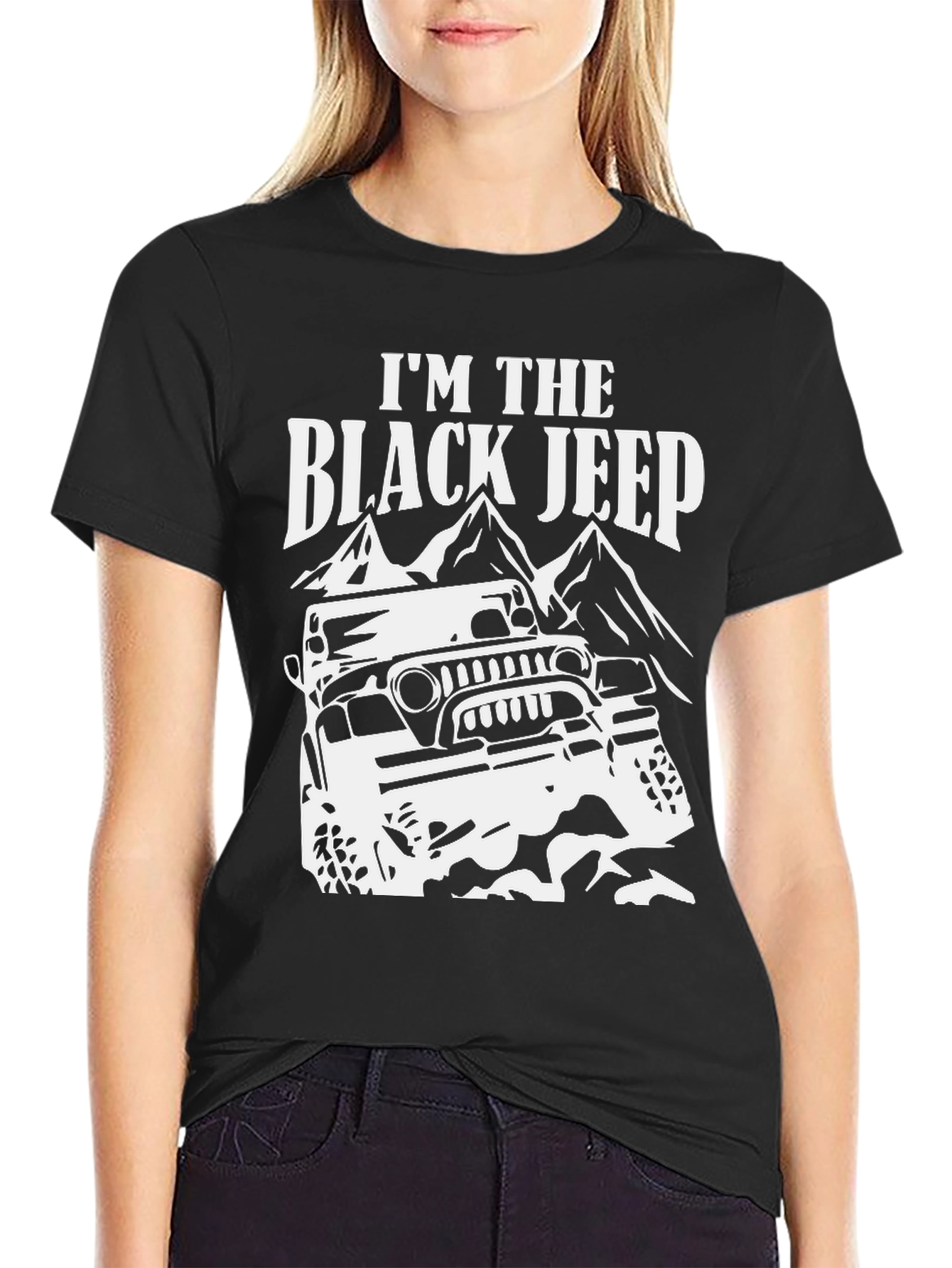 Black Jeep Graphic Tee - Off-Road Adventure Shirt