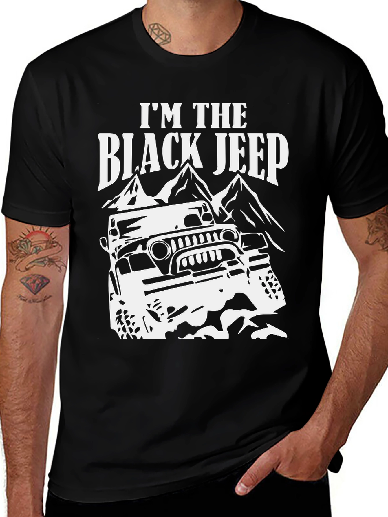 Black Jeep Graphic Tee - Off-Road Adventure Shirt