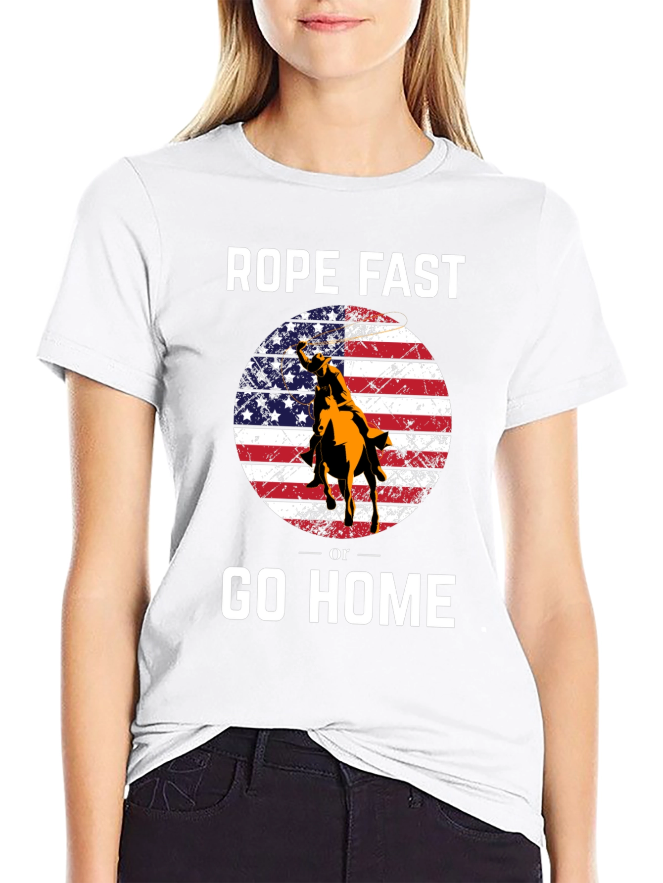 Rope Fast or Go Home Graphic T-Shirt