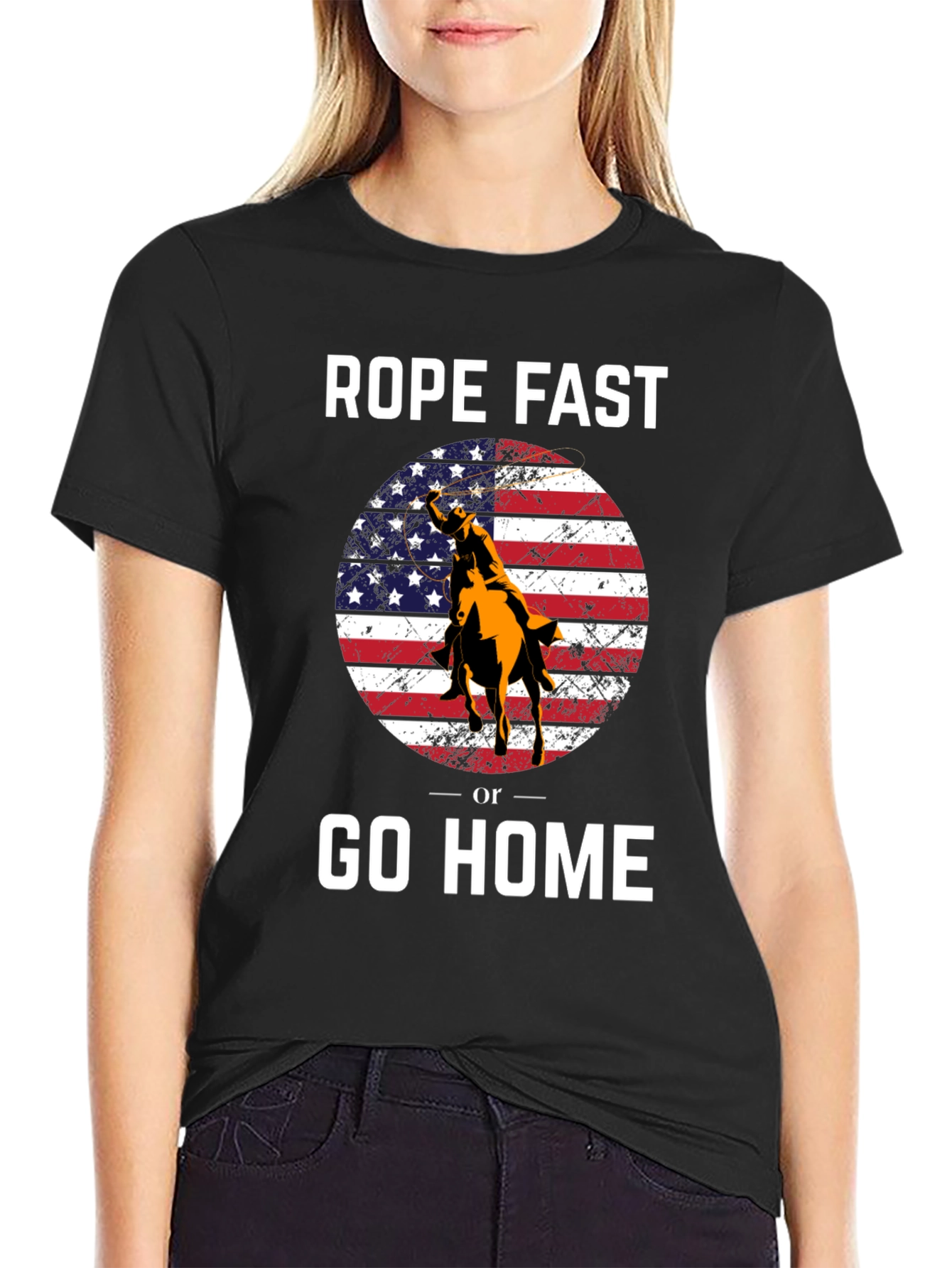 Rope Fast or Go Home Graphic T-Shirt