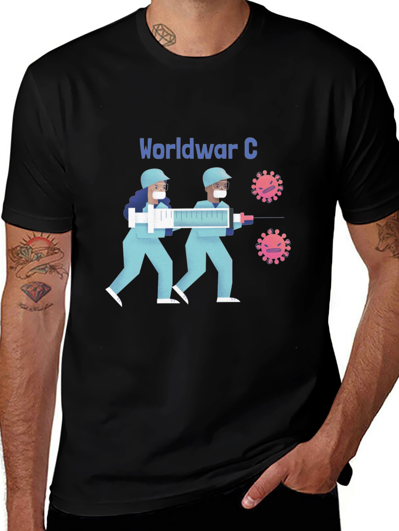 Worldwar C T-Shirt - Medical Heroes Fight Back