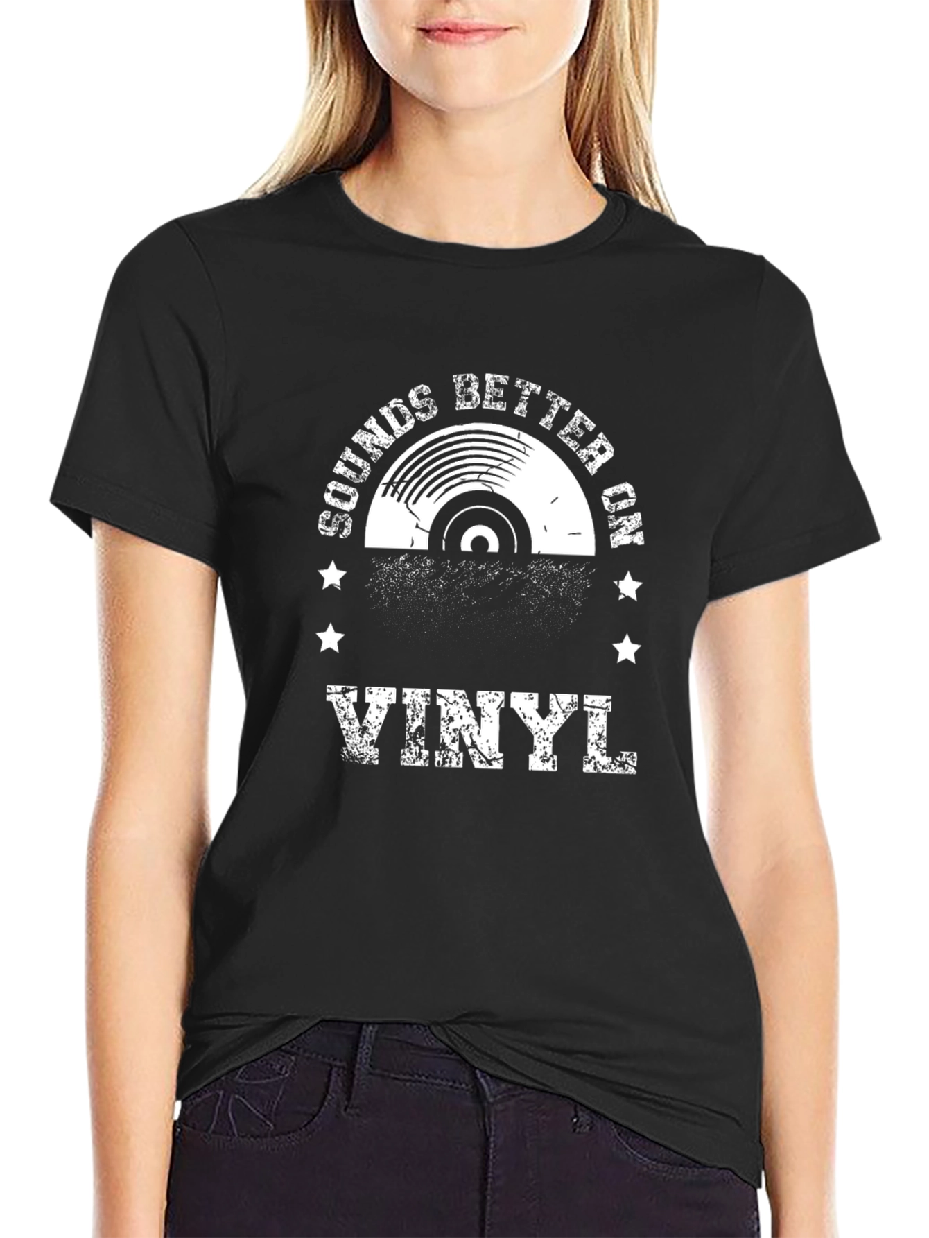 Sounds Better on Vinyl T-Shirt - Music Lover Tee