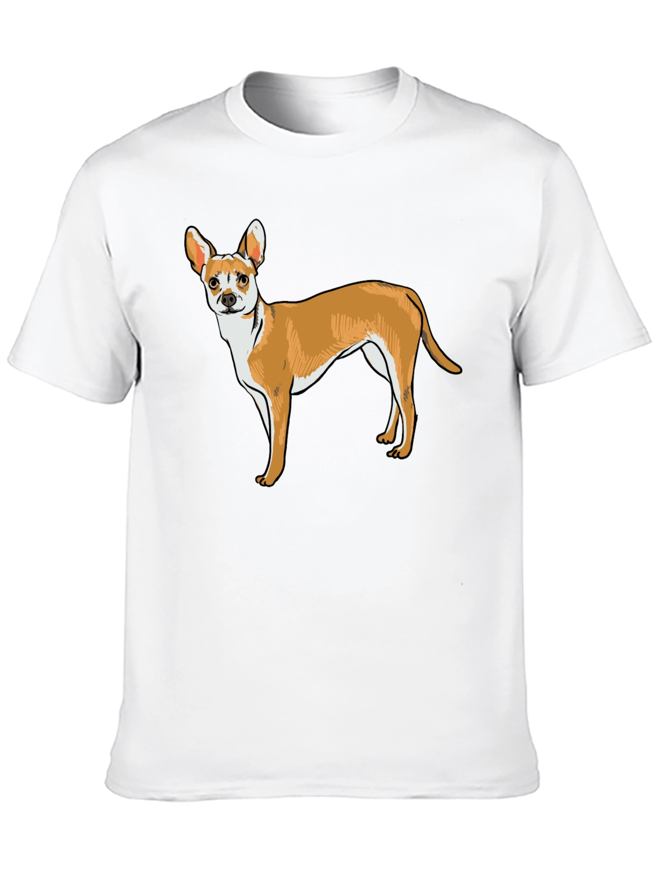 Cute Dog Graphic Tee - Black Unisex Shirt