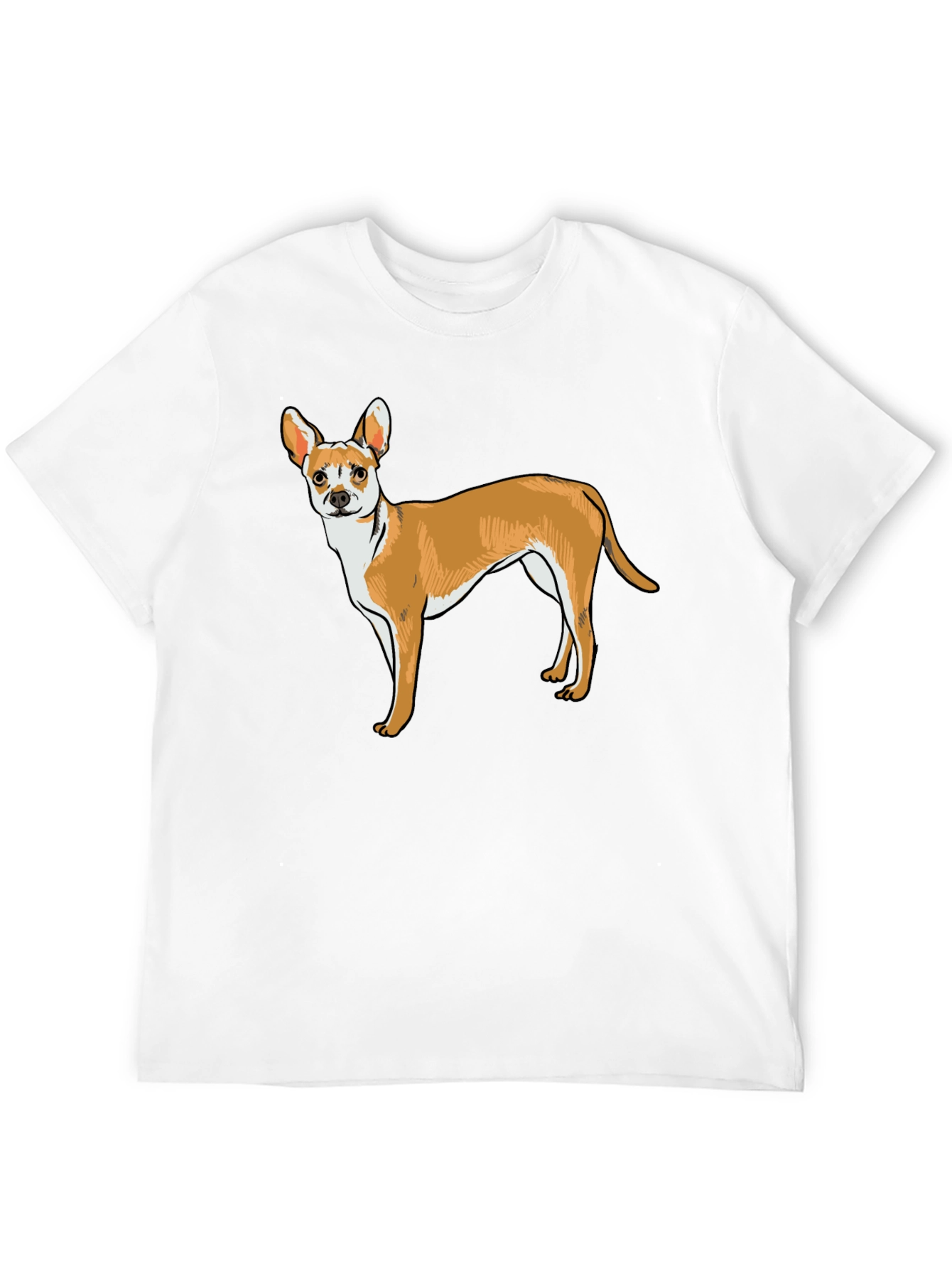 Cute Dog Graphic Tee - Black Unisex Shirt