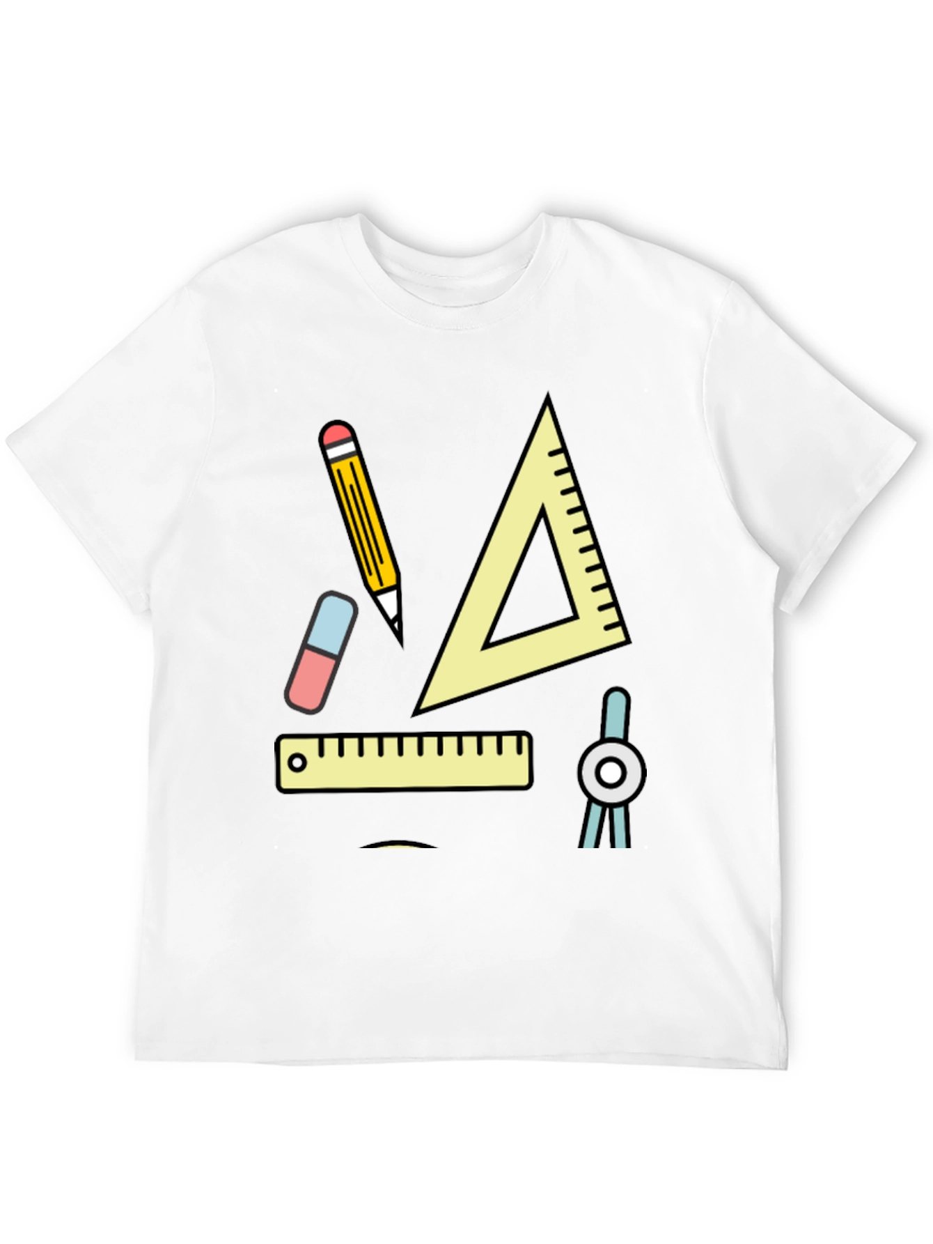 Geometry Tools Graphic Tee - Black Cotton Shirt