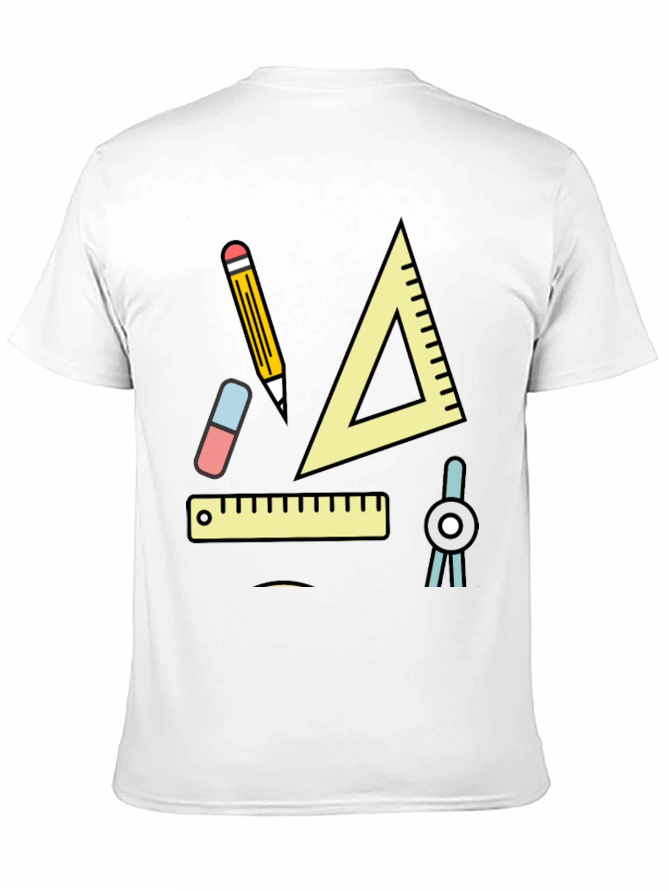 Geometry Tools Graphic Tee - Black Cotton Shirt