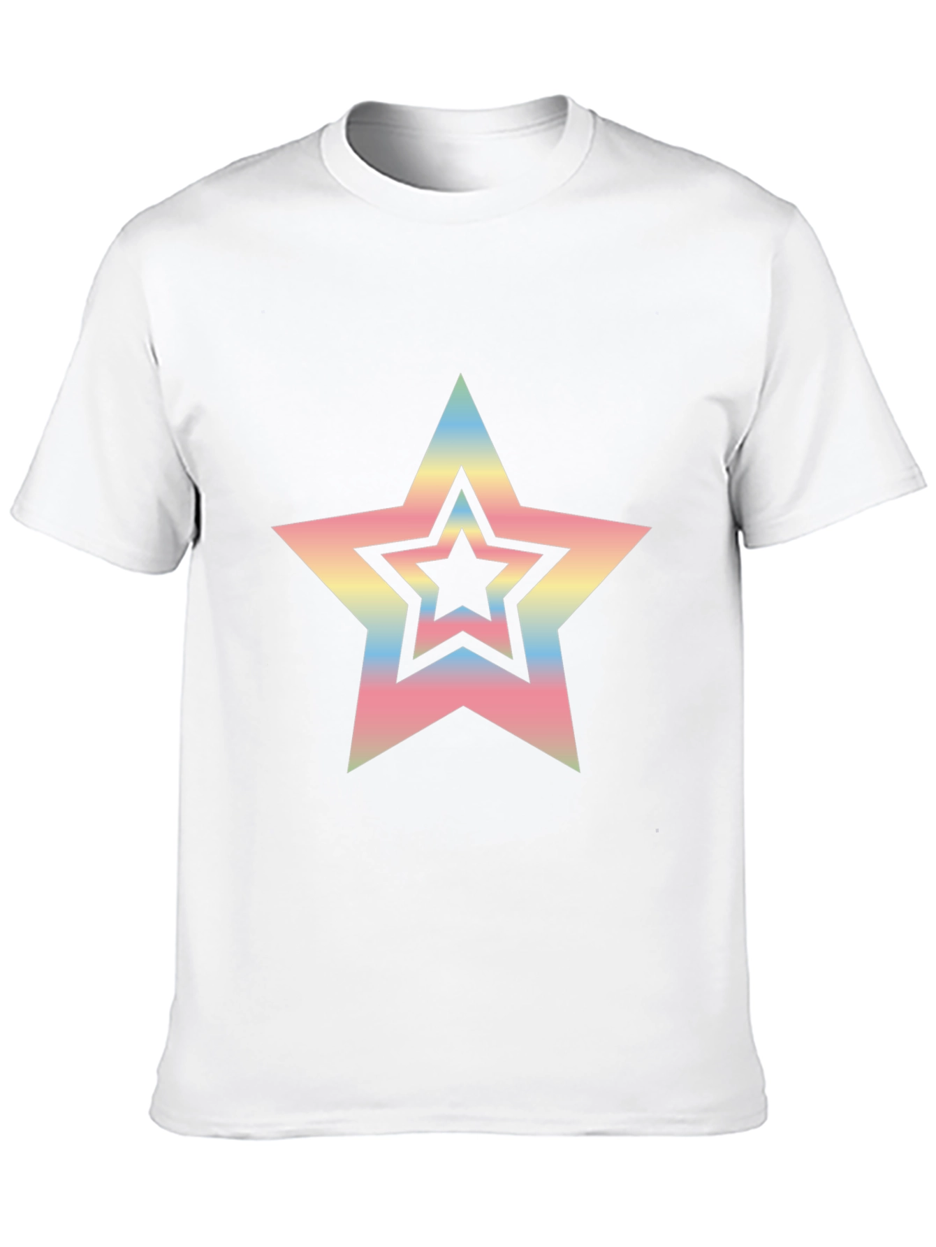 Retro Star Graphic Black T-Shirt