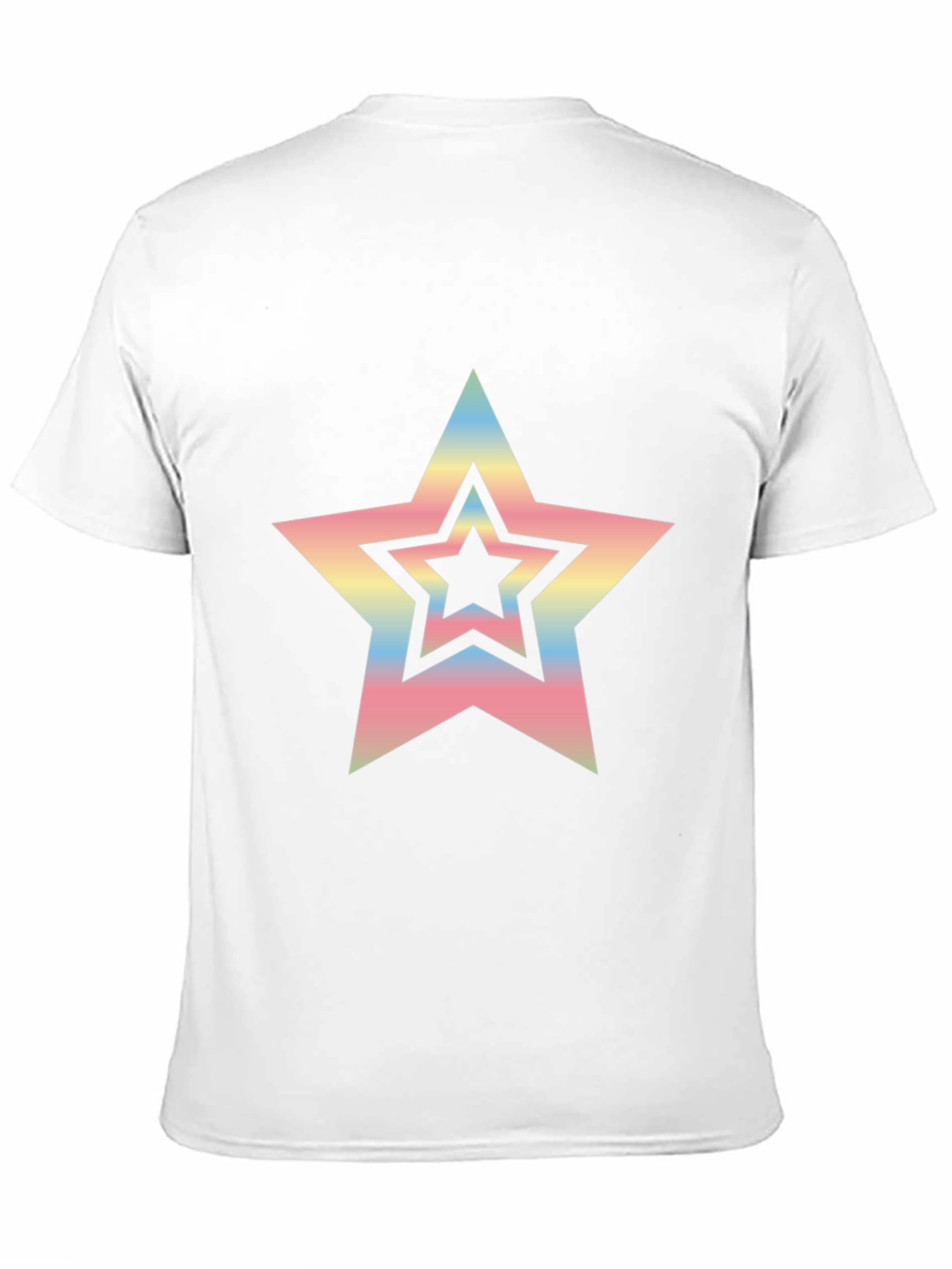 Retro Star Graphic Black T-Shirt