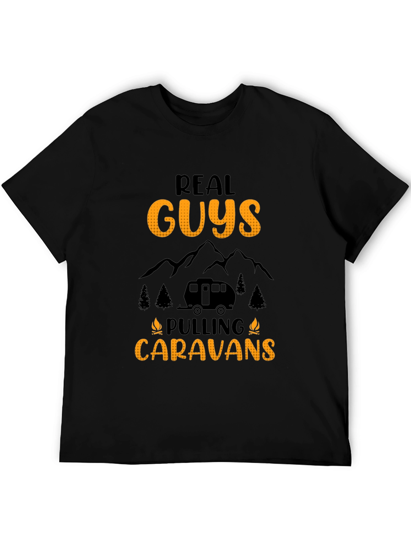 Real Guys Pulling Caravans Graphic Tee
