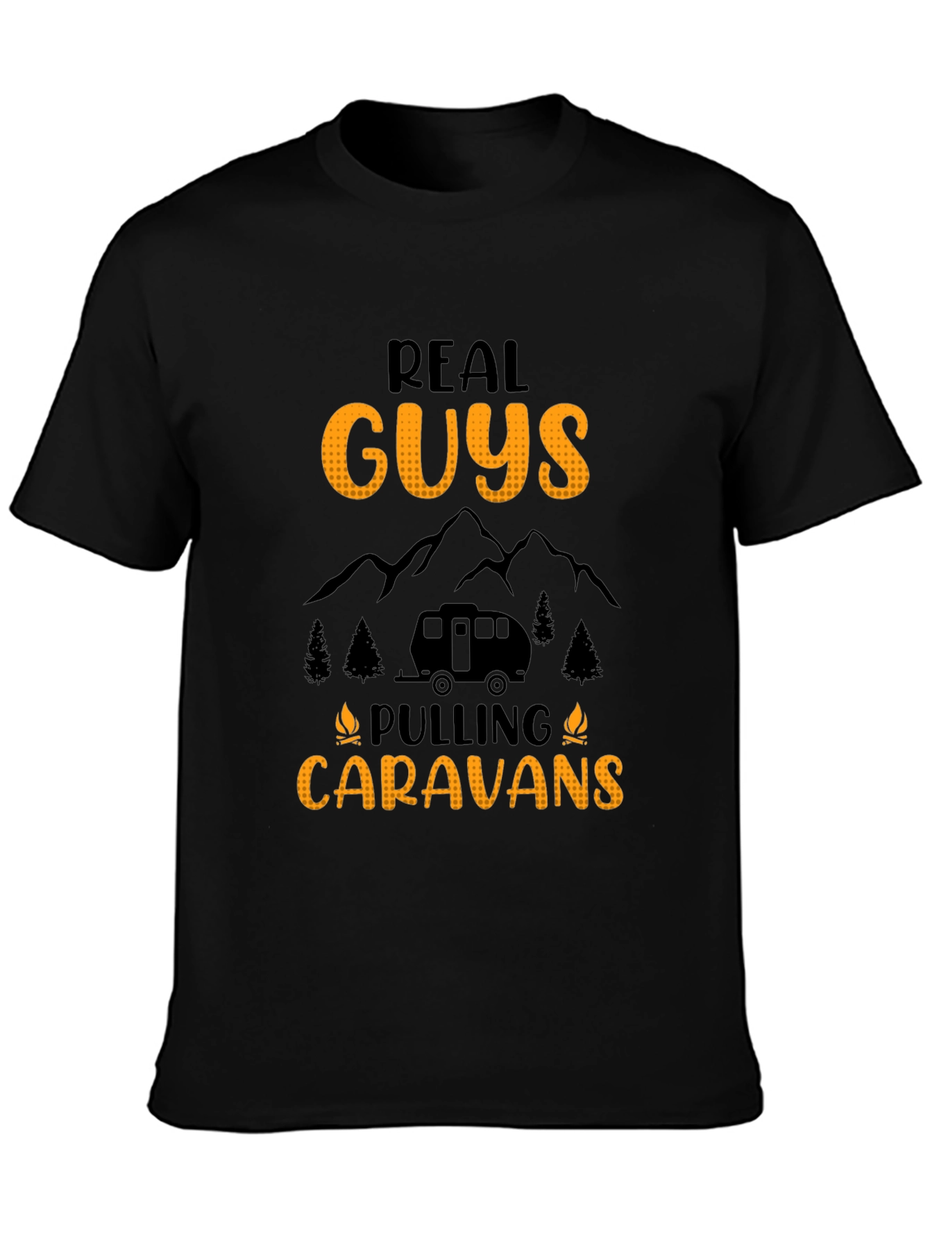 Real Guys Pulling Caravans Graphic Tee