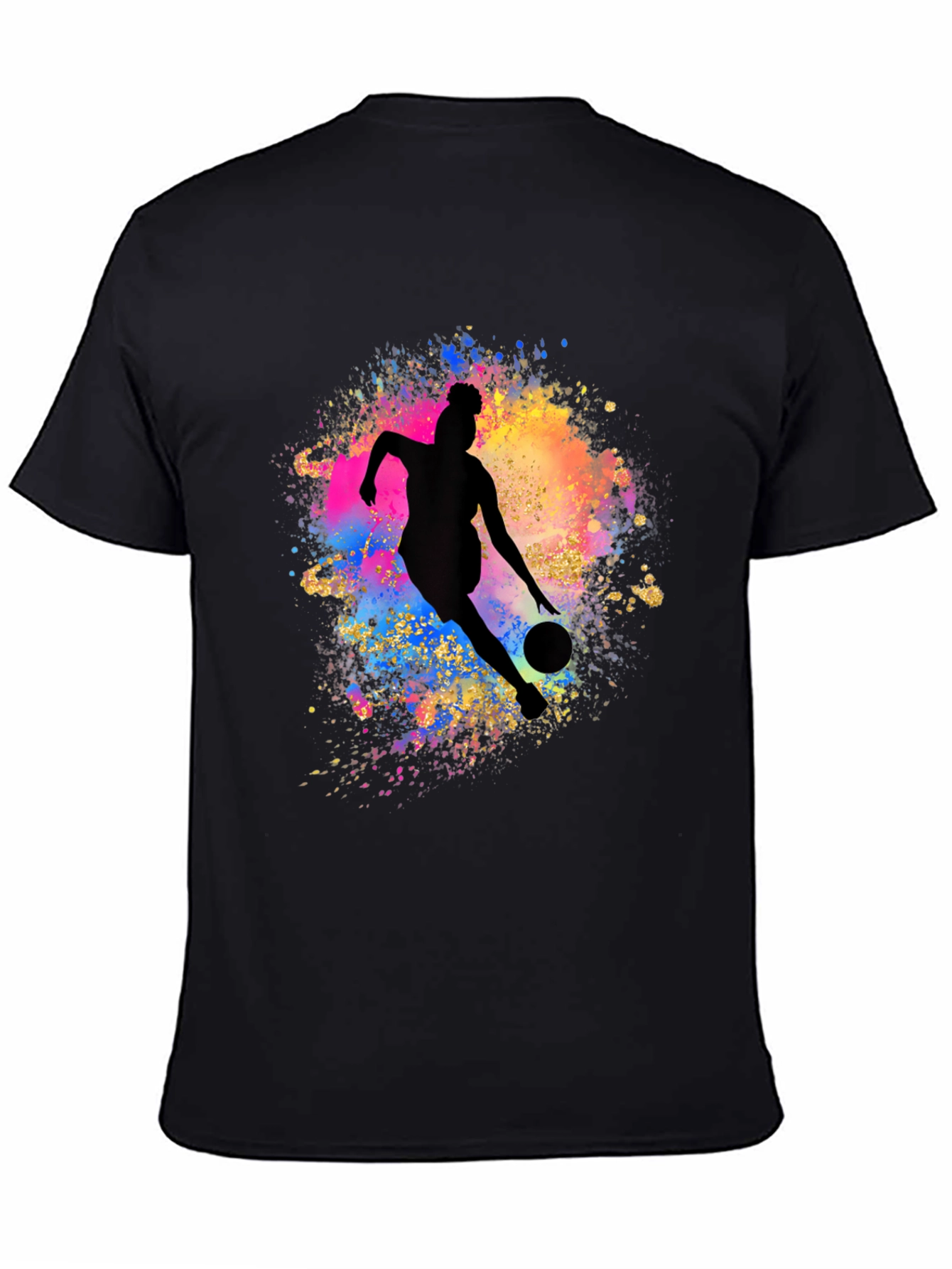 Soccer Girl Splash Graphic Tee