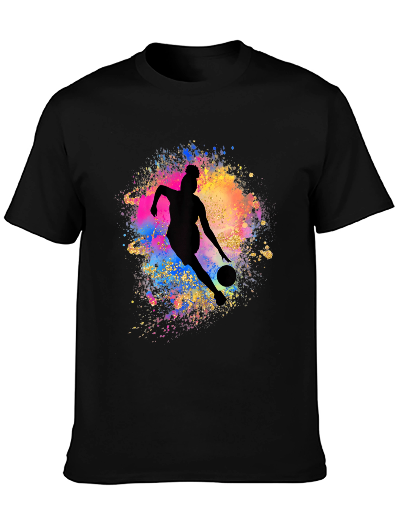 Soccer Girl Splash Graphic Tee