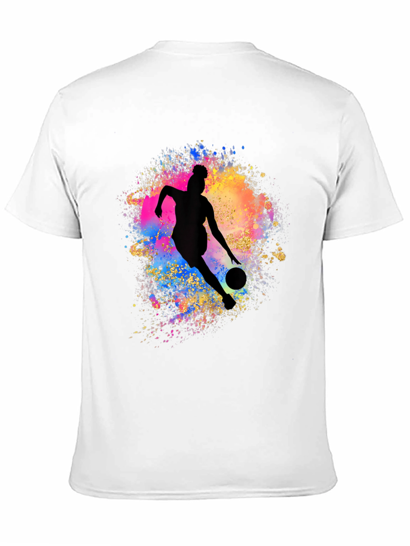 Soccer Girl Splash Graphic Tee