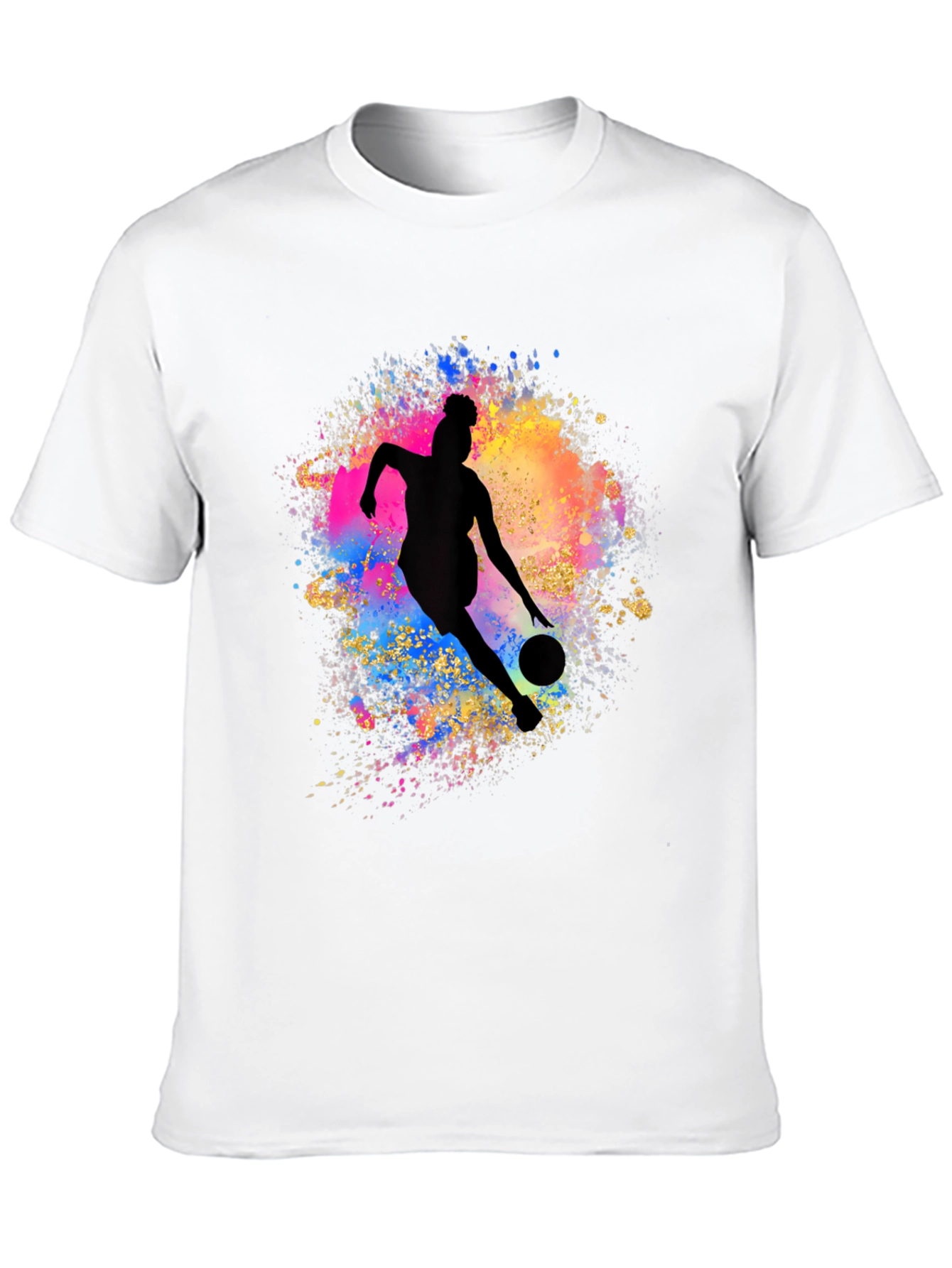Soccer Girl Splash Graphic Tee