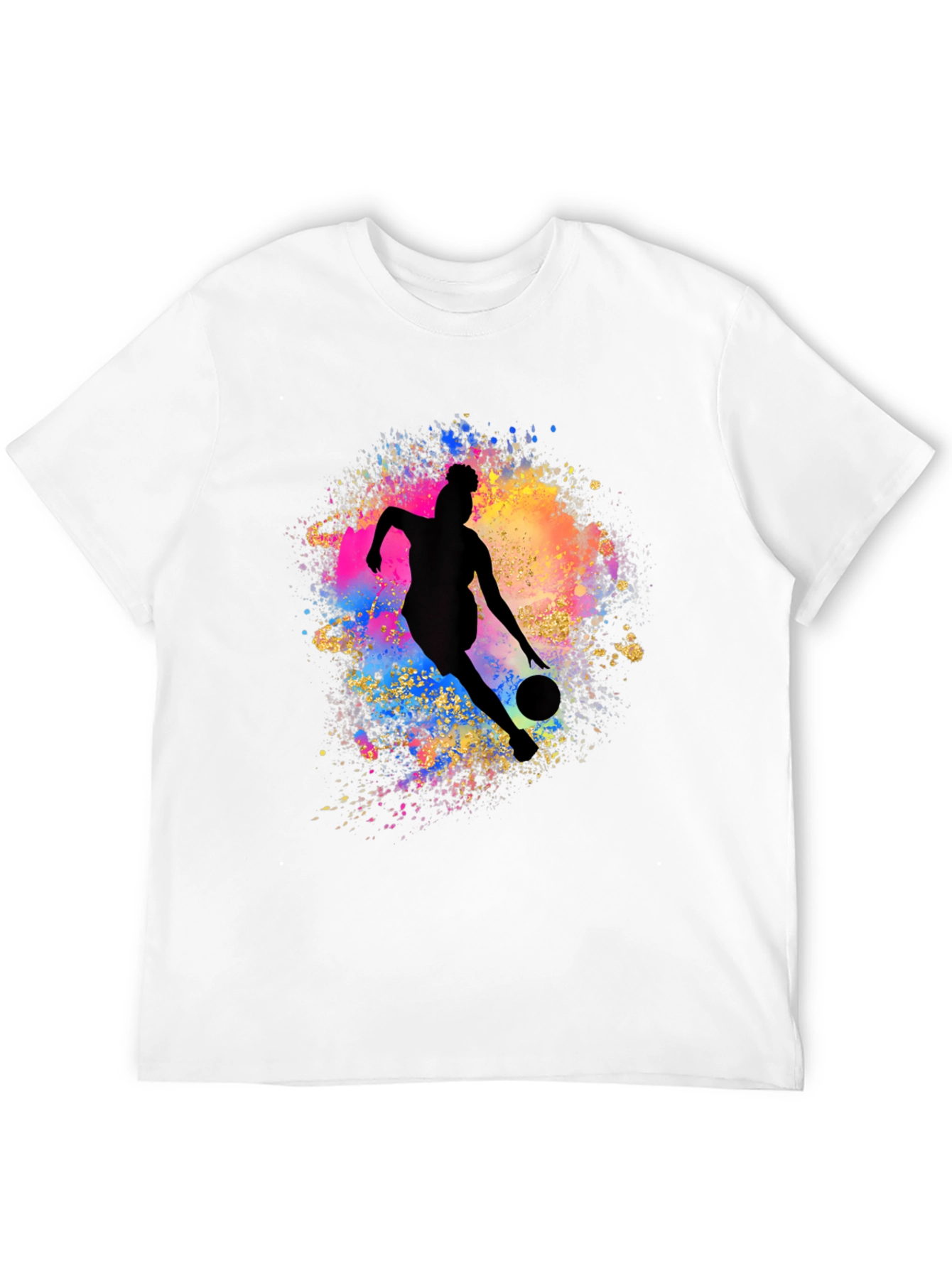 Soccer Girl Splash Graphic Tee
