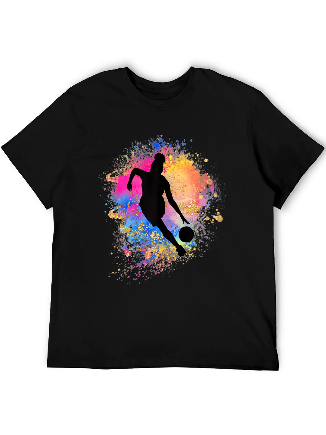 Soccer Girl Splash Graphic Tee
