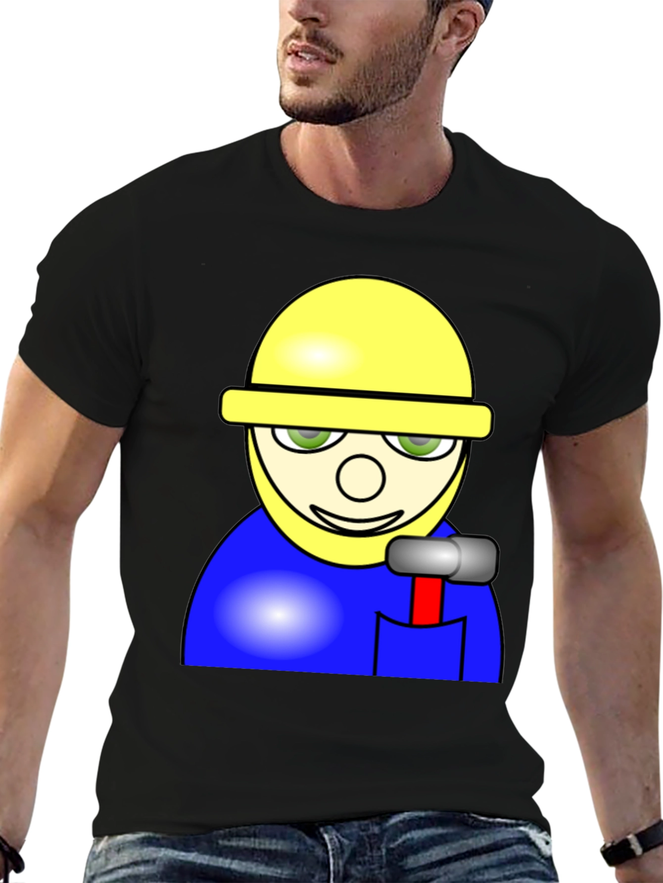 Construction Worker Graphic Tee