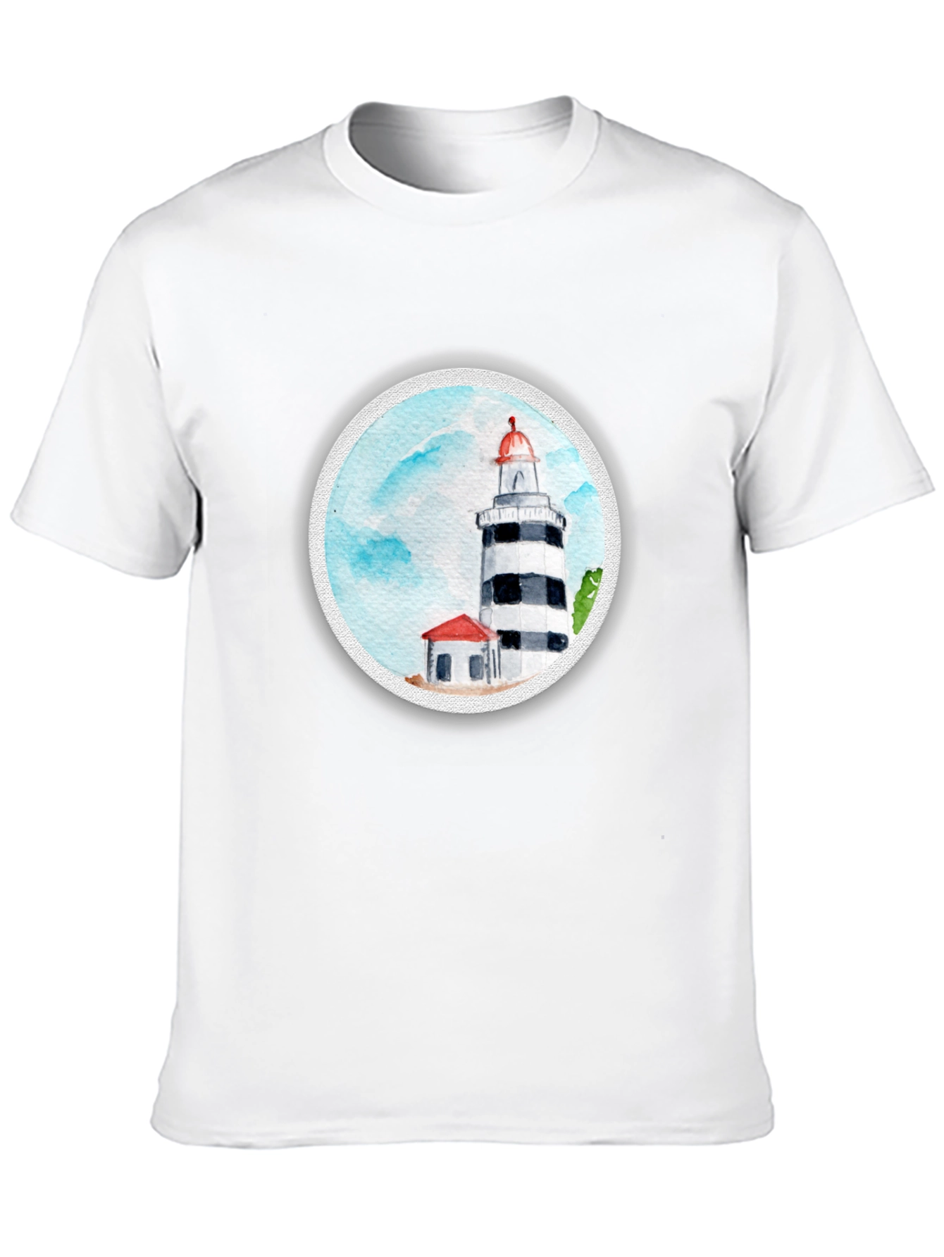 Lighthouse Graphic Print Tee - Classic Comfort