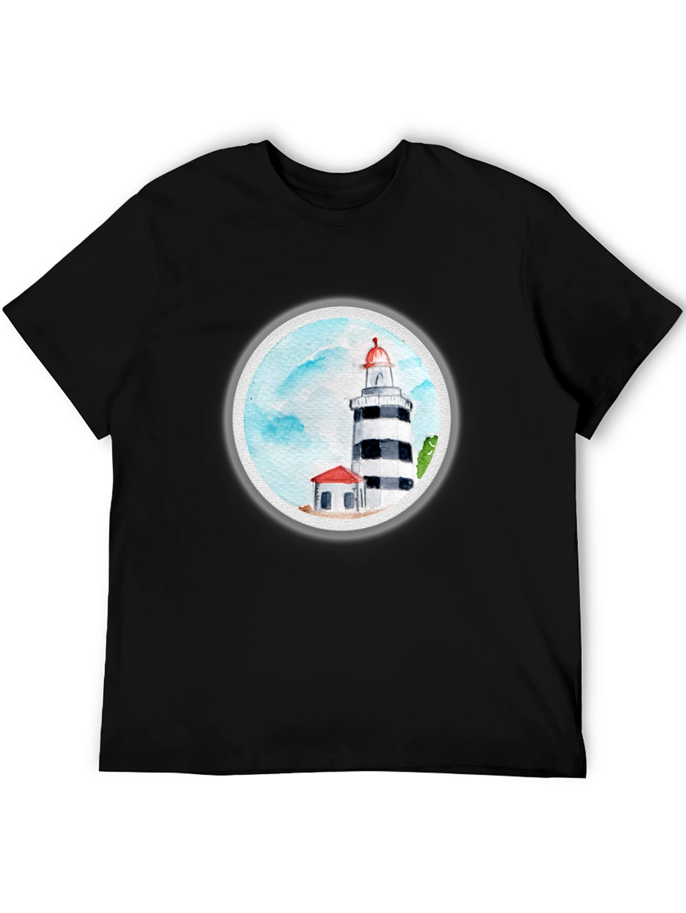 Lighthouse Graphic Print Tee - Classic Comfort