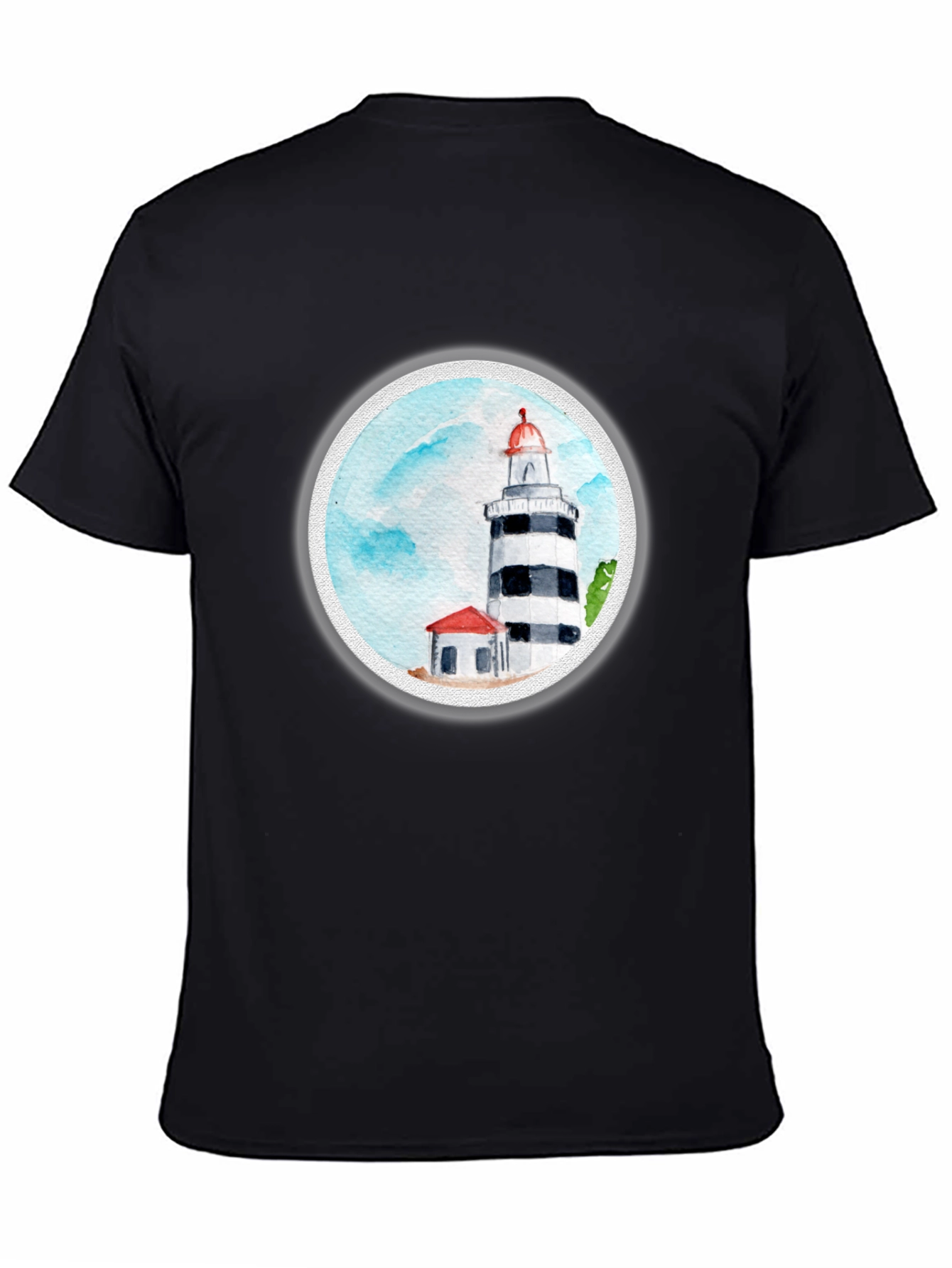 Lighthouse Graphic Print Tee - Classic Comfort