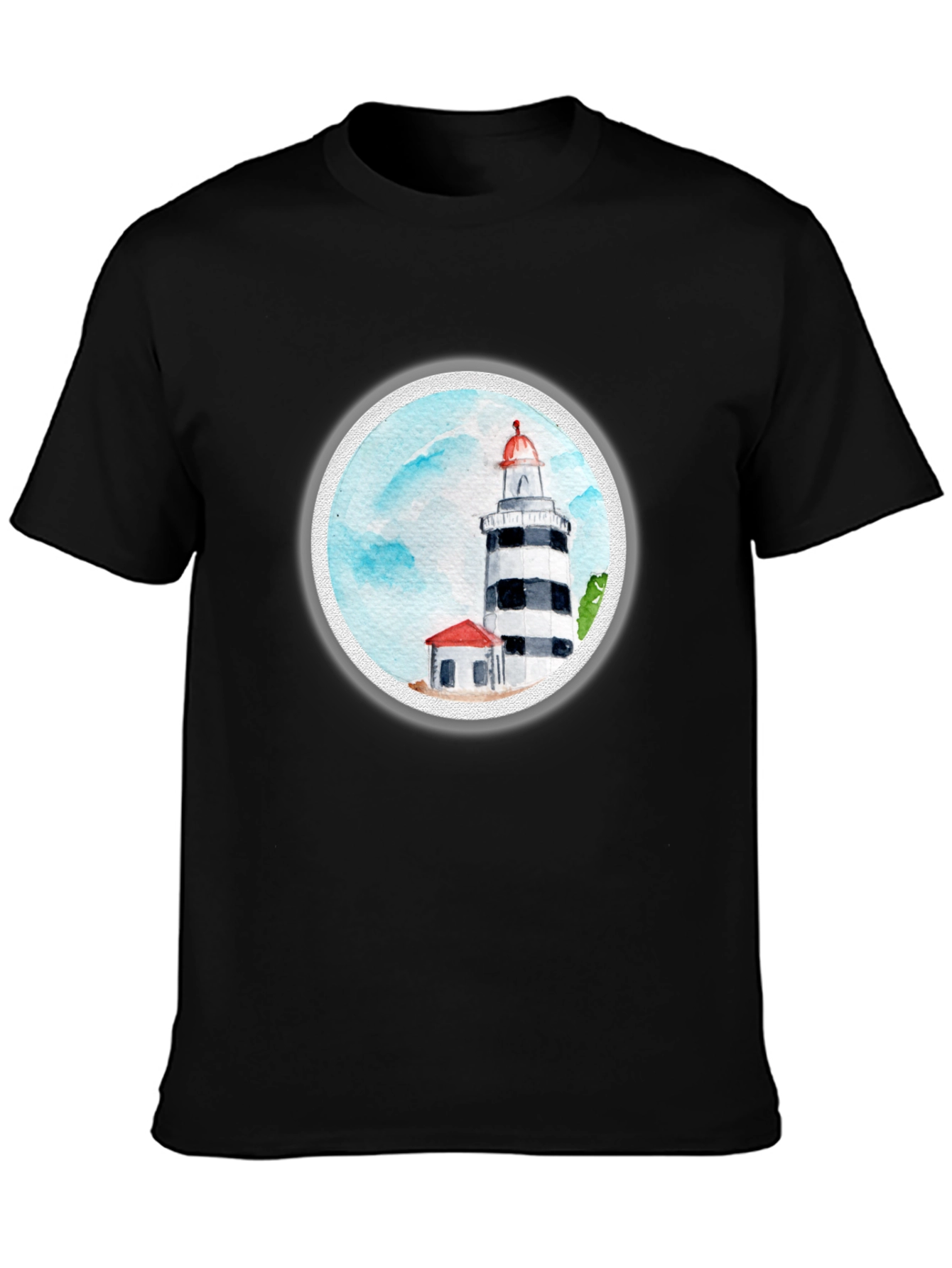 Lighthouse Graphic Print Tee - Classic Comfort