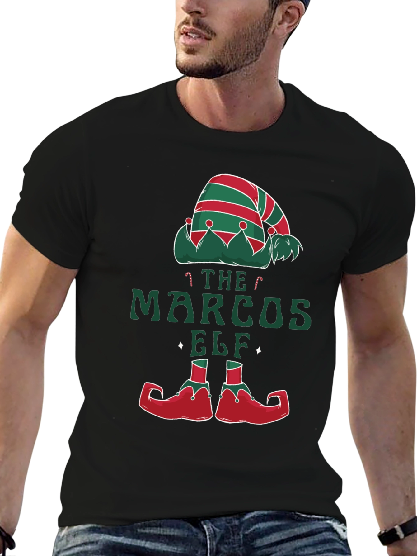 The Marcos Elf Christmas T-Shirt