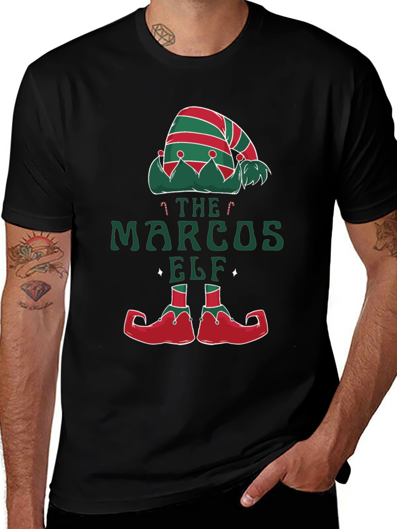 The Marcos Elf Christmas T-Shirt