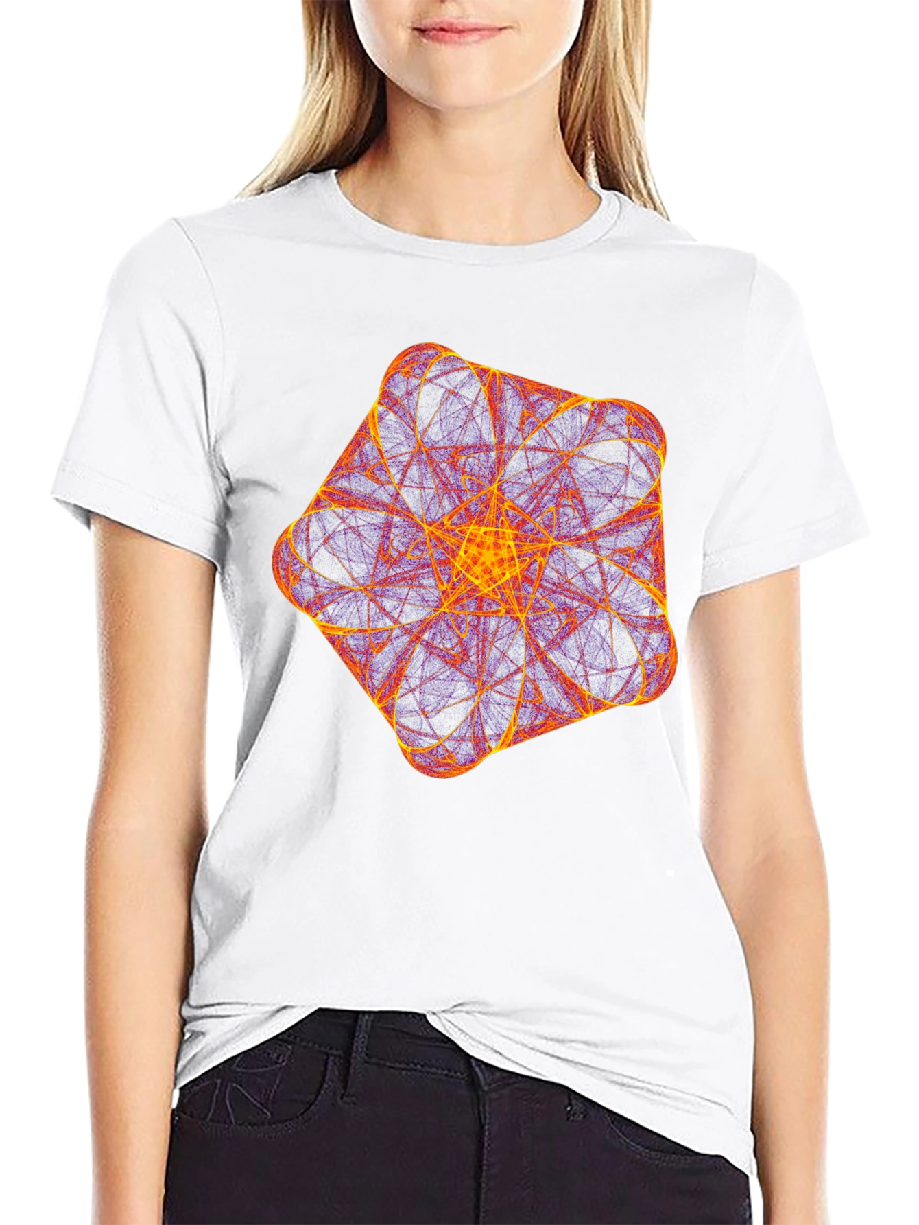 Geometric Fractal T-Shirt - Bold & Unique Design