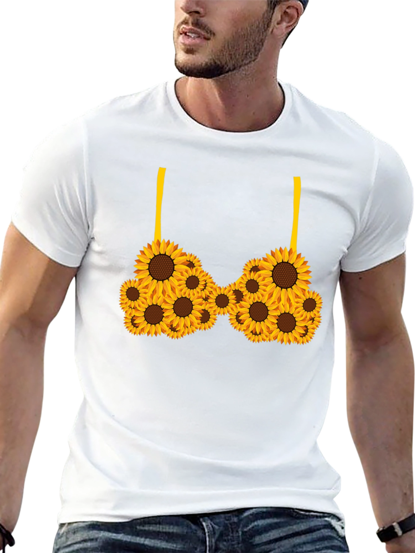 Sunflower Bra Black T-Shirt