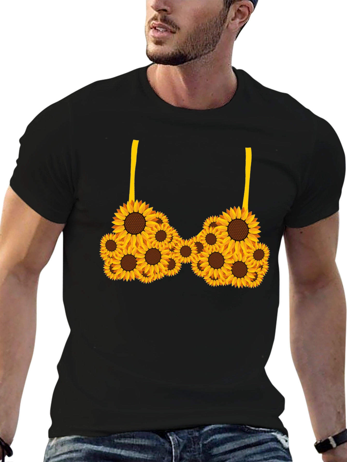 Sunflower Bra Black T-Shirt