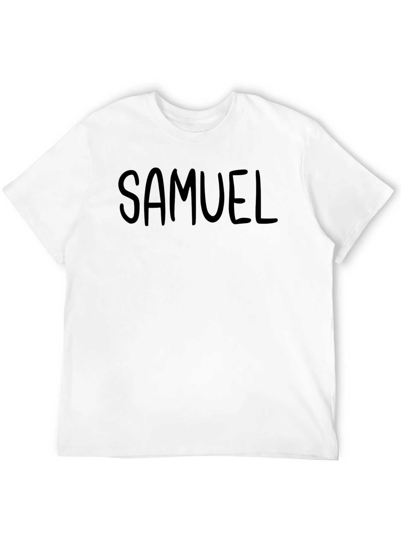 Personalized Samuel Black T-Shirt