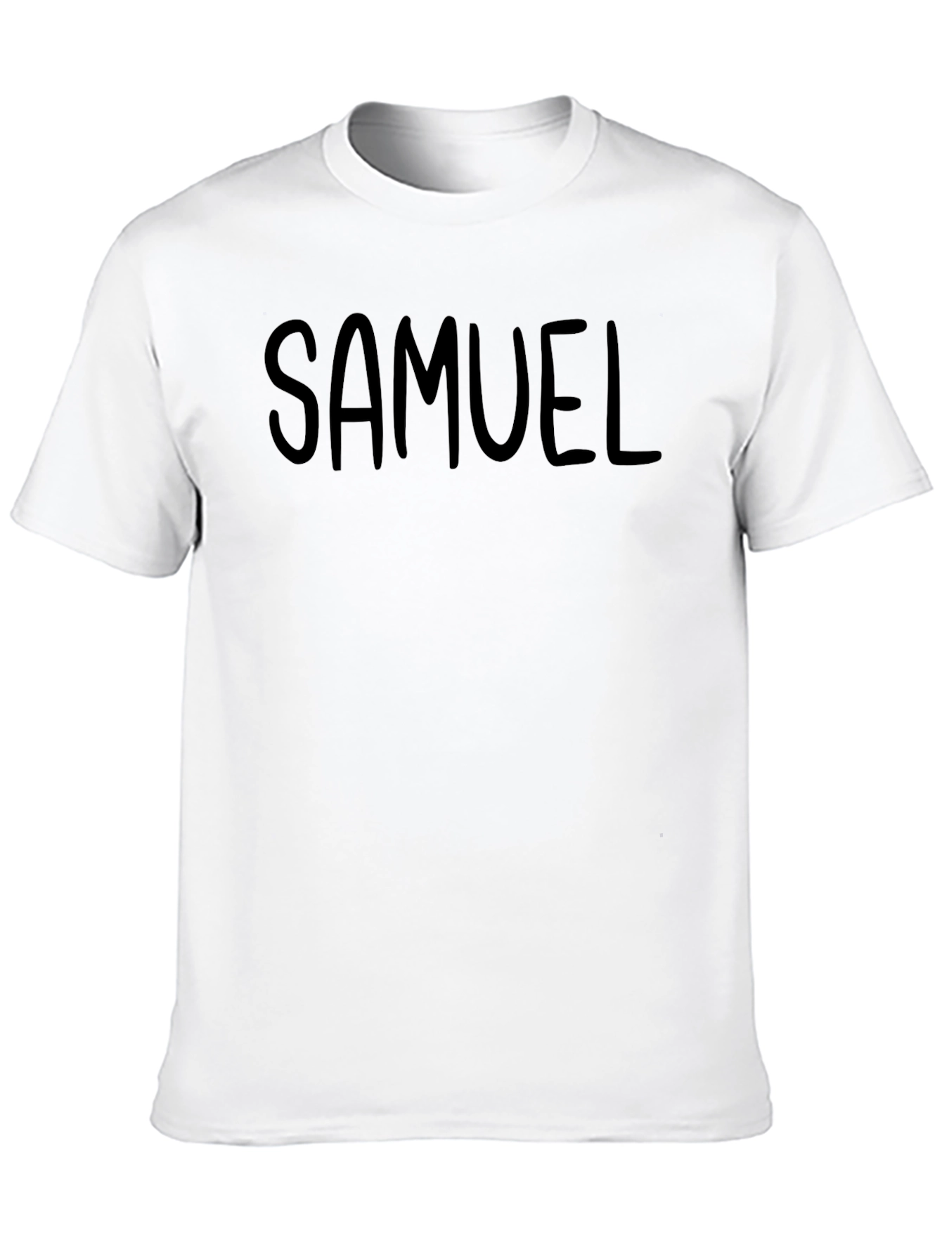 Personalized Samuel Black T-Shirt