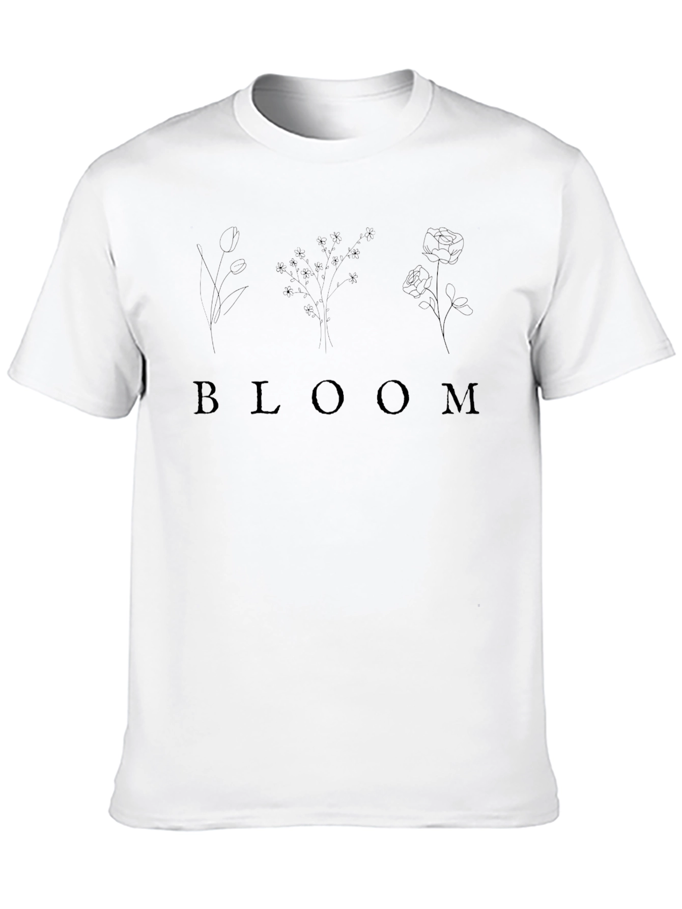 Bloom Graphic Tee - Minimalist Design