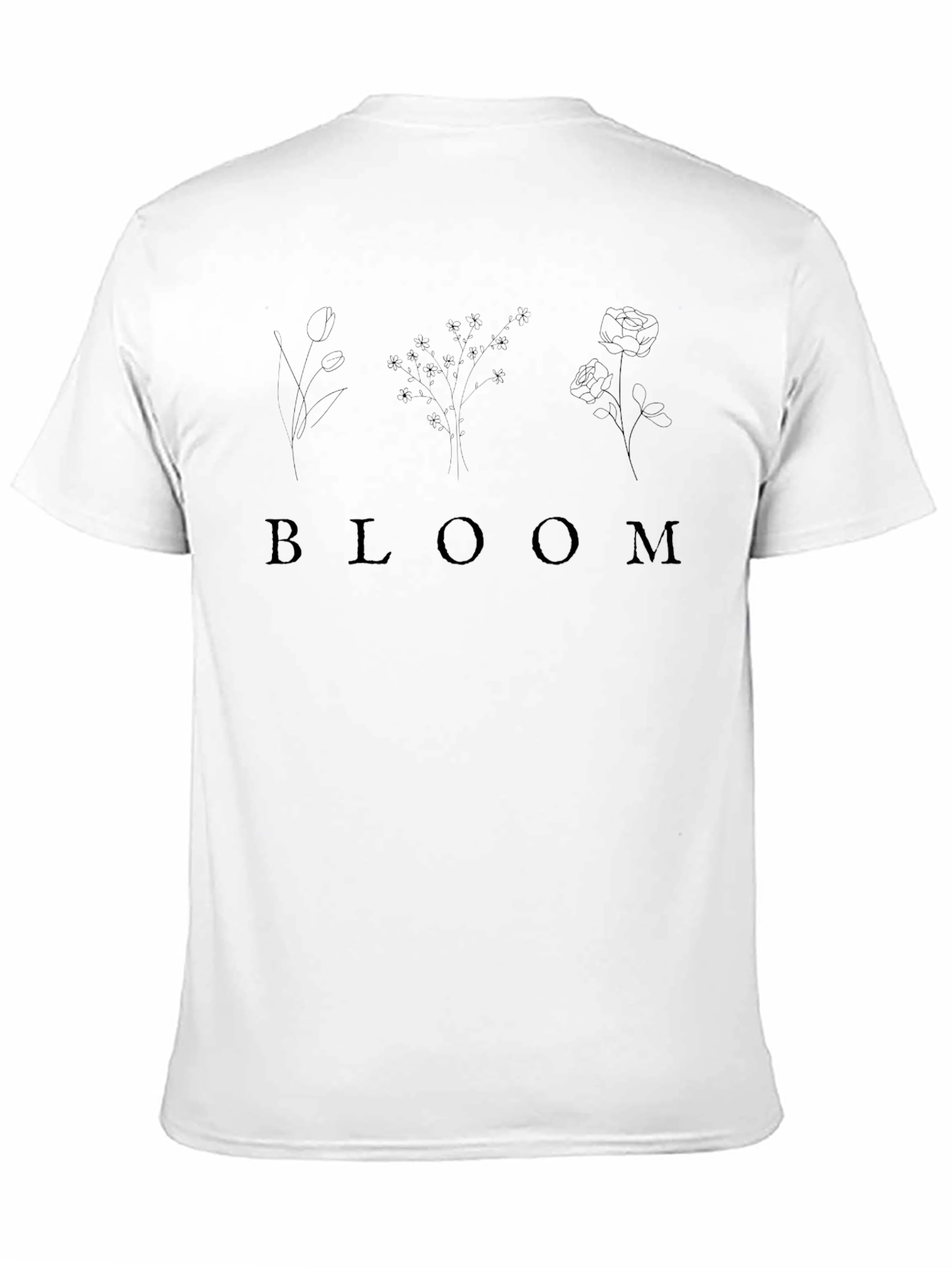 Bloom Graphic Tee - Minimalist Design