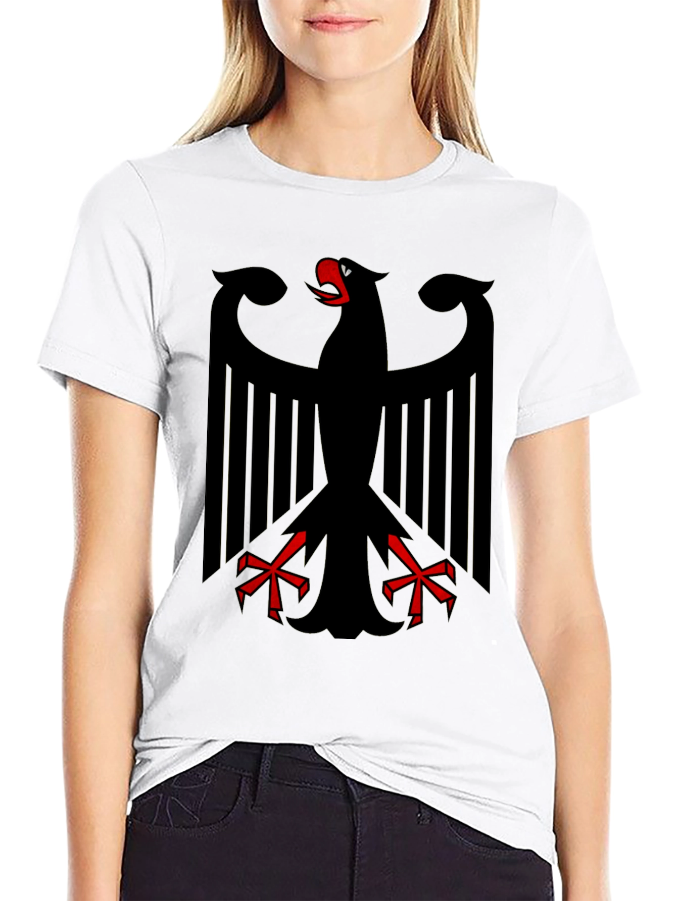German Eagle Graphic Tee - Black