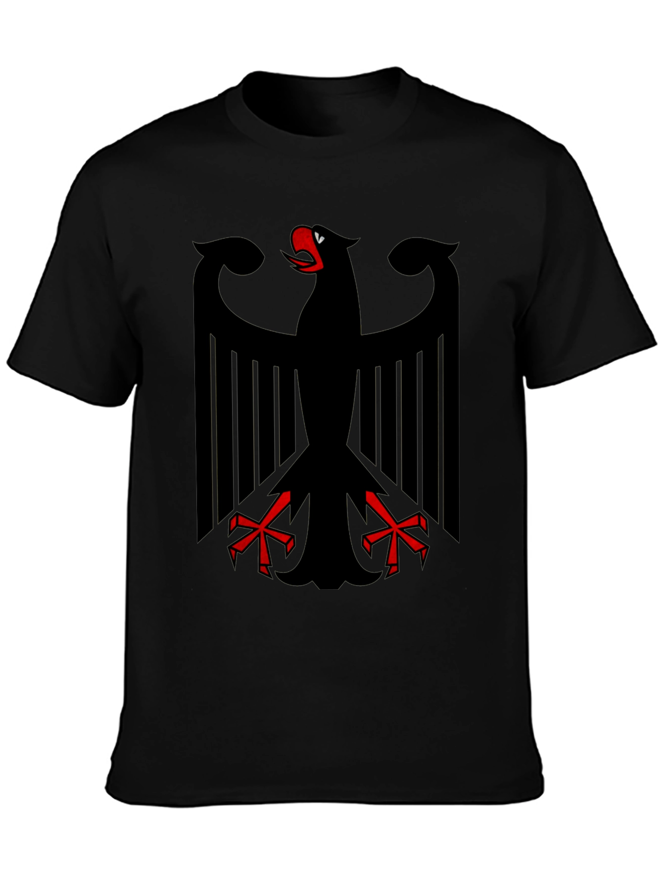 German Eagle Graphic Tee - Black