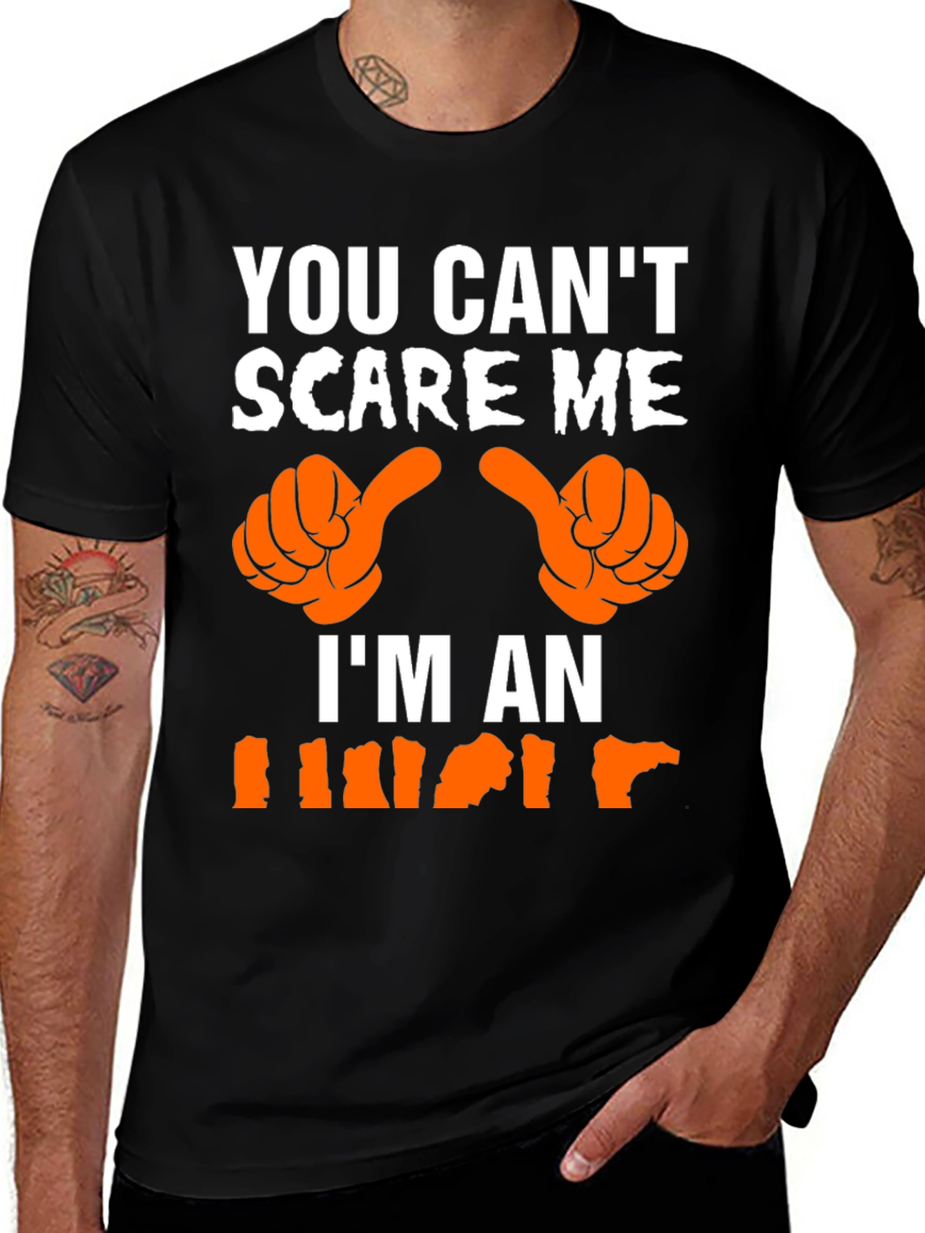 You Cant Scare Me Im An Lineman T-Shirt