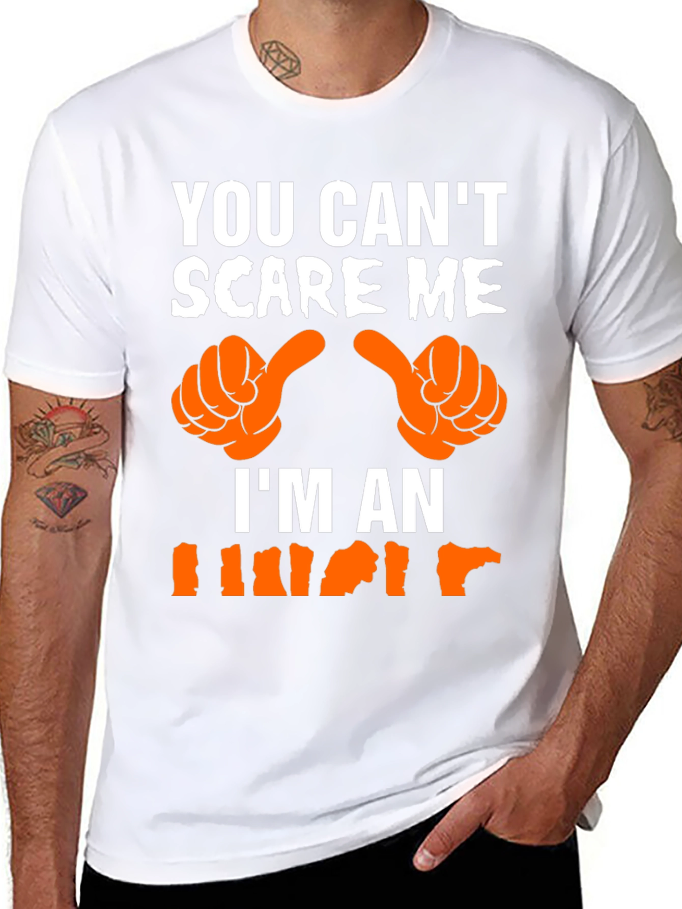 You Cant Scare Me Im An Lineman T-Shirt