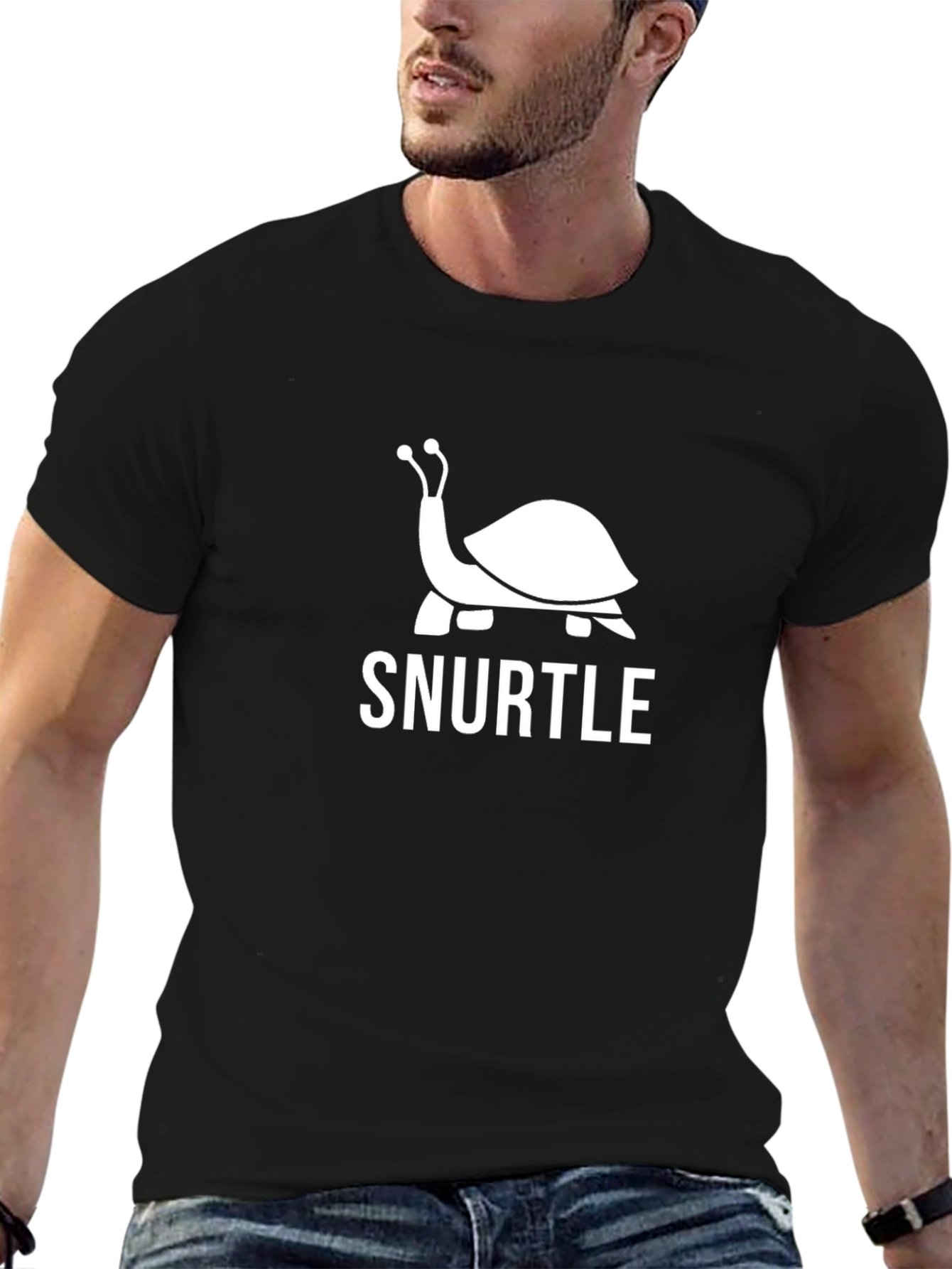 Snurtle Graphic Tee - Funny Snail Turtle Fusion