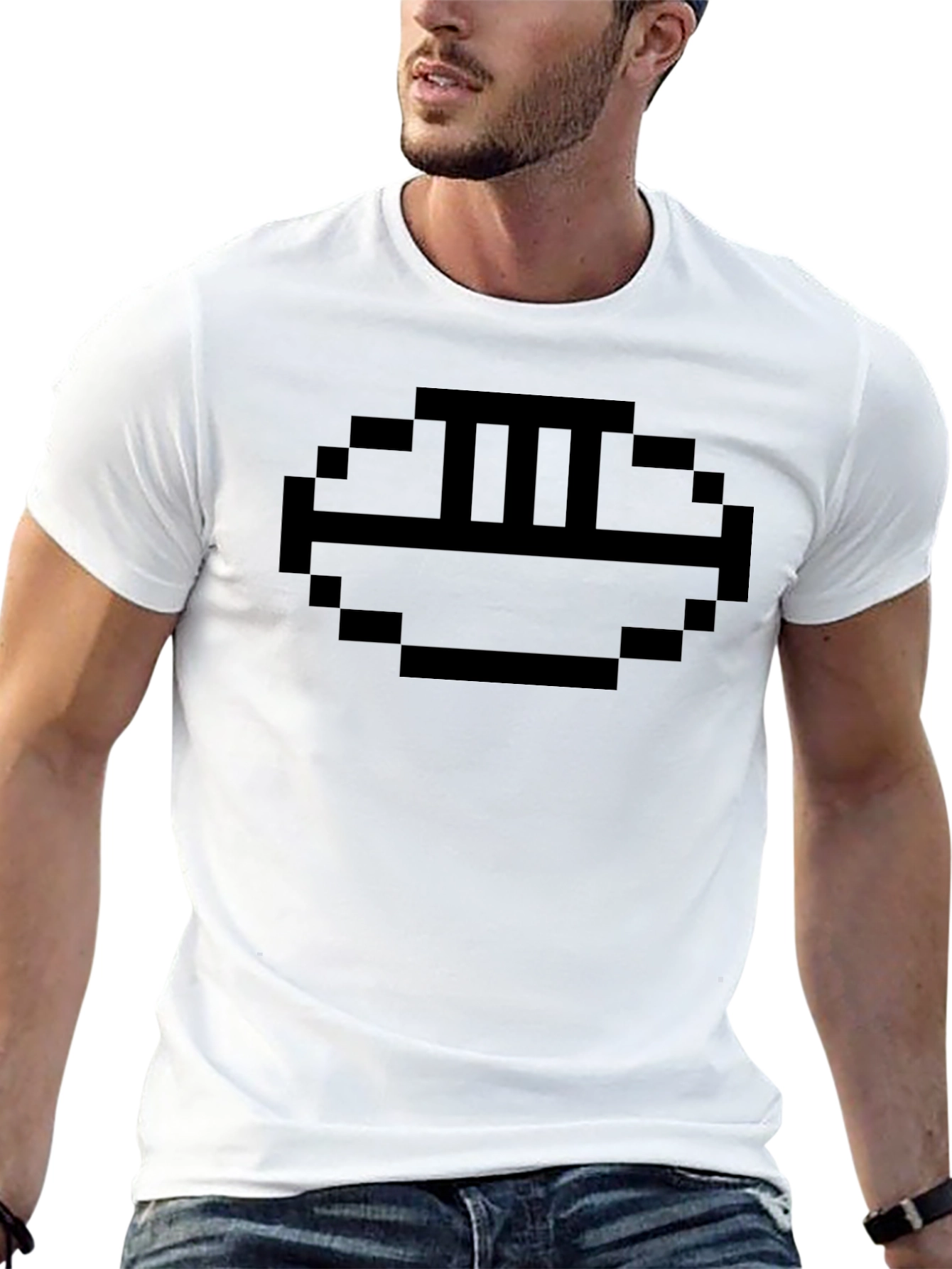 Pixelated Black Lantern Power Ring T-Shirt