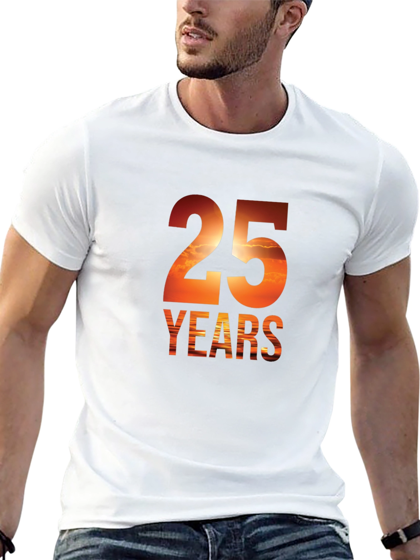 25 Years Sunset Graphic Tee