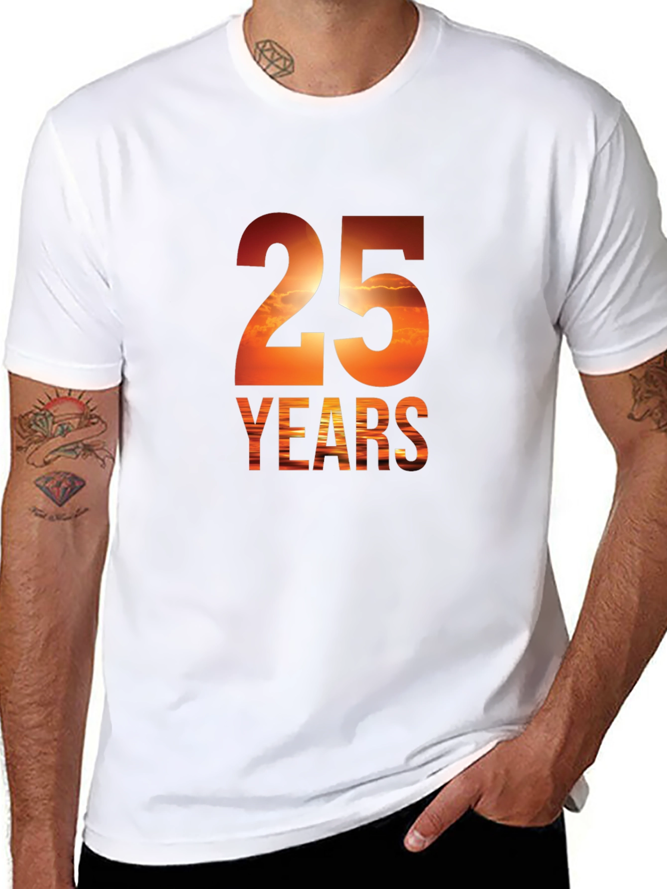 25 Years Sunset Graphic Tee