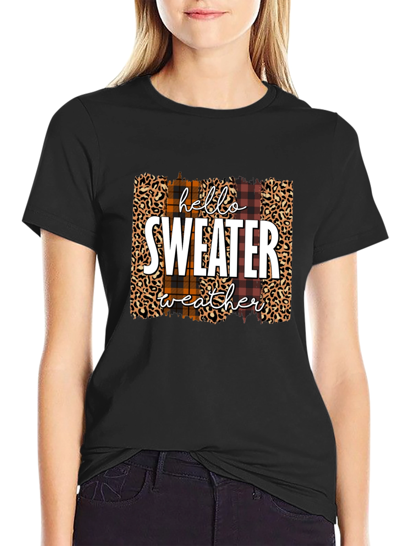 Hello Sweater Weather Graphic Tee