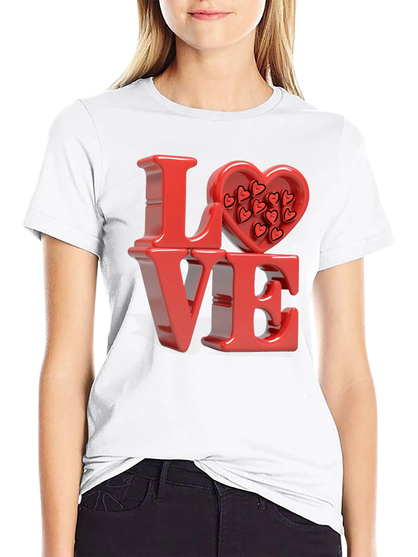 Love Heart Valentines T-Shirt