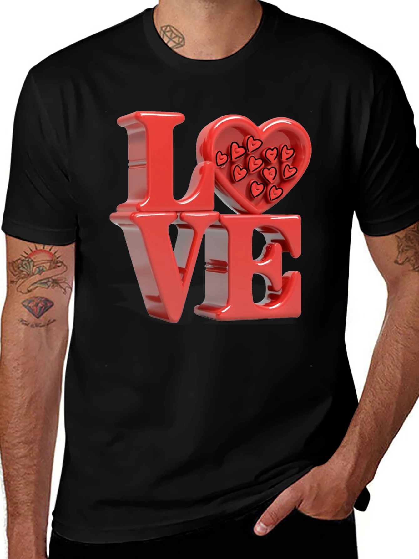 Love Heart Valentines T-Shirt